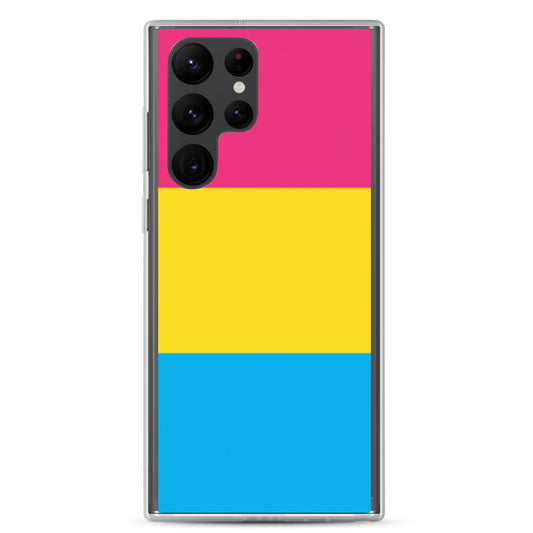 Pansexual Pan Pride Flag Samsung Galaxy Cell Phone Case Samsung Galaxy S22 Ultra Pansexual clear-case-for-samsung-samsung-galaxy-s22-ultra-case-on-phone-640a9fc6c99f2