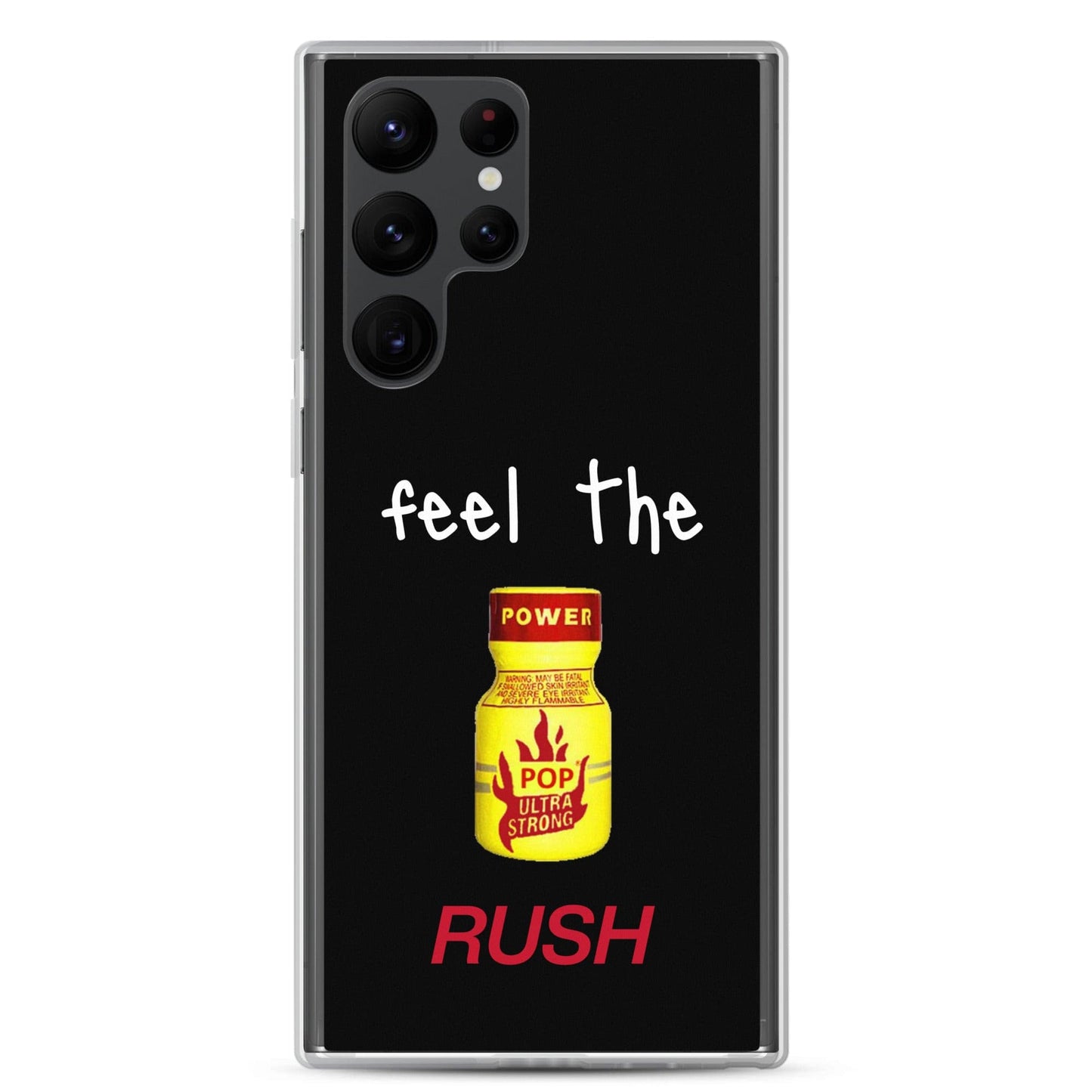 Feel The Rush Samsung Galaxy Cell Phone Case Samsung Galaxy S22 Ultra clear-case-for-samsung-samsung-galaxy-s22-ultra-case-on-phone-6412772f41f3d