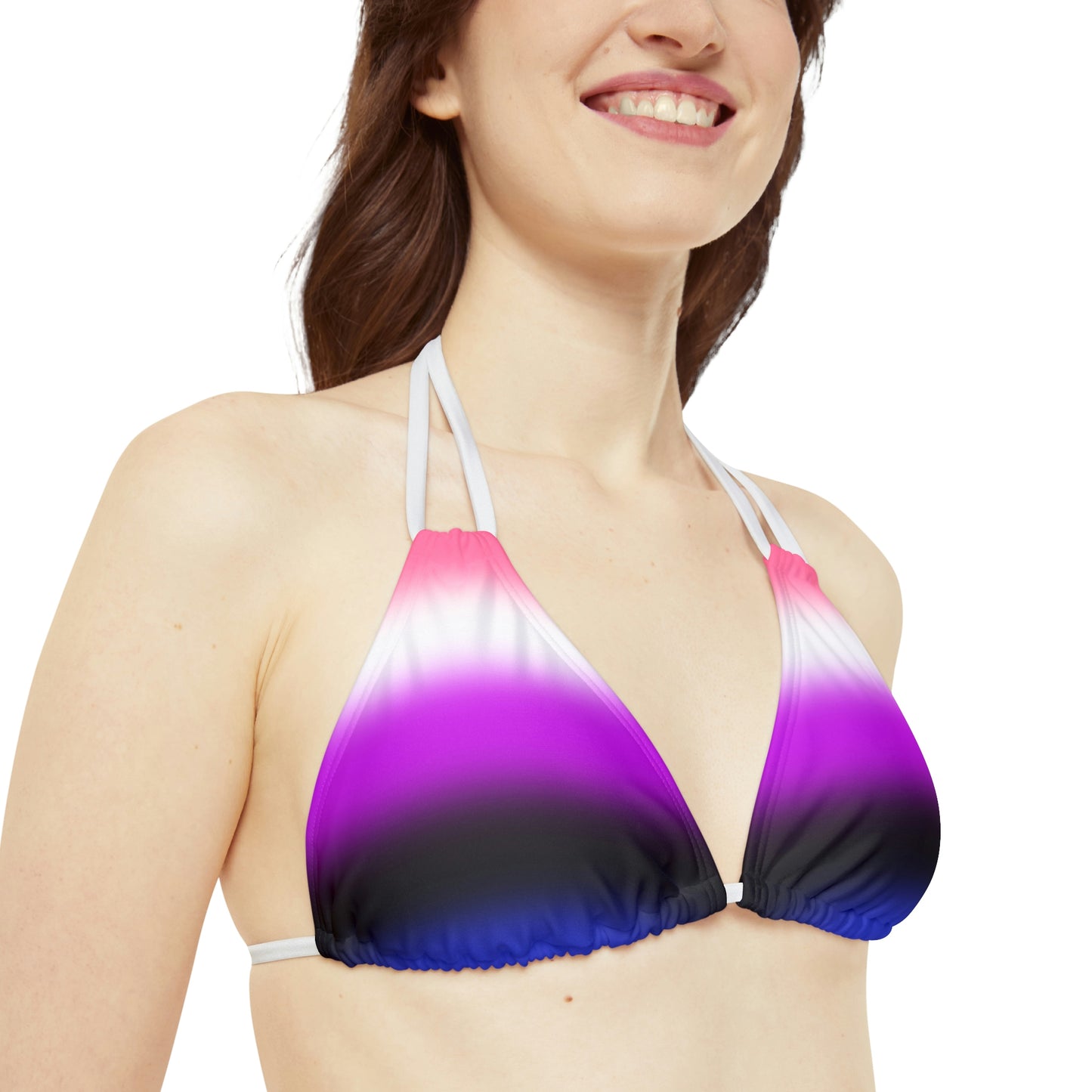 Genderfluid Pride Bikini Top - Ombre d6b3fcb43989e02b87b189d431222401