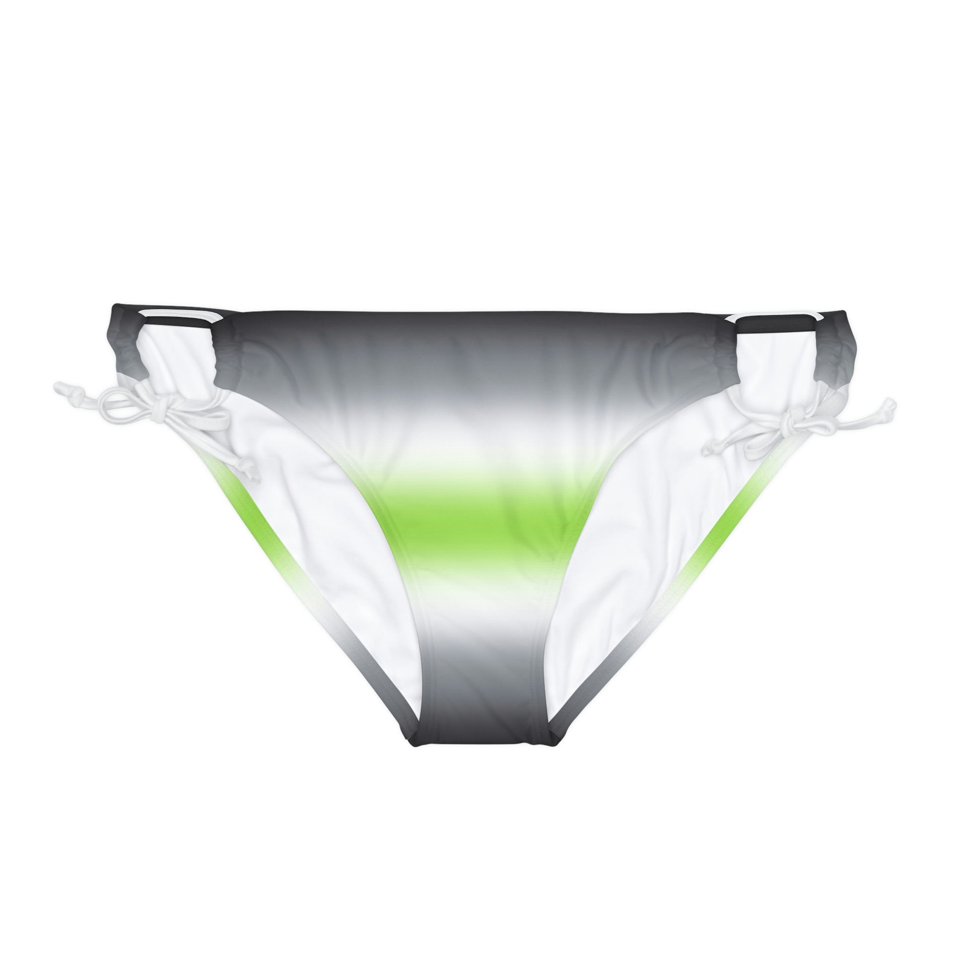 Agender Pride String Bikini Bottom in Ombre White Agender da1d9c11dada7920e5fa3a36cd9001c2