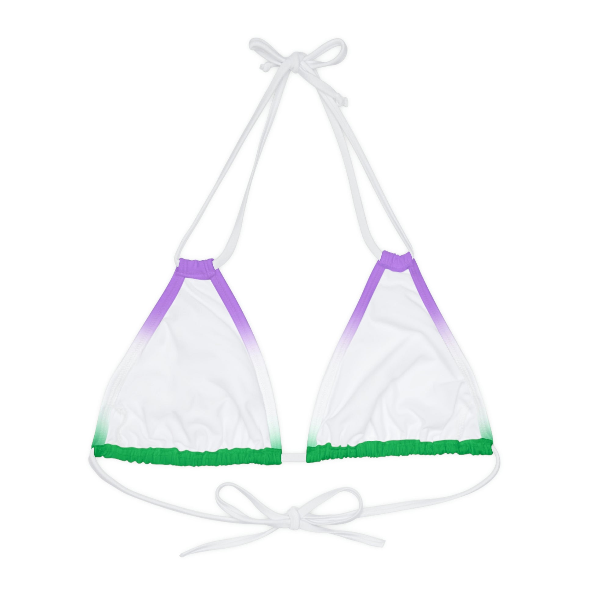 Genderqueer Pride Swimsuit Bikini Top - Ombre de63d9830e8035b96bcf308afded4651