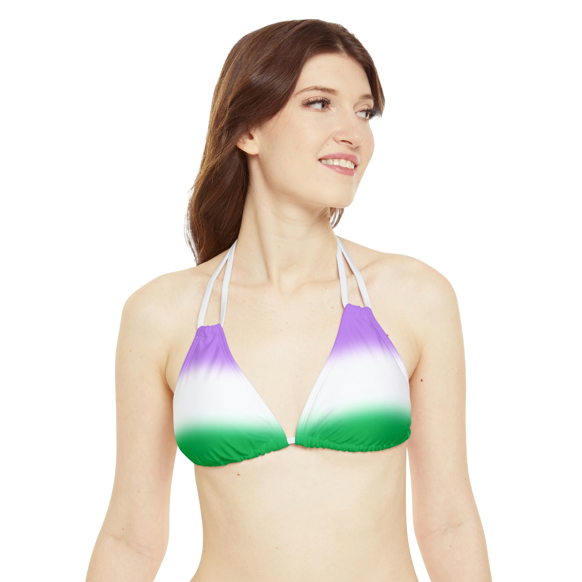 Genderqueer Pride Swimsuit Bikini Top - Ombre fe351a7589f83336f0488b2dc5c5be8c