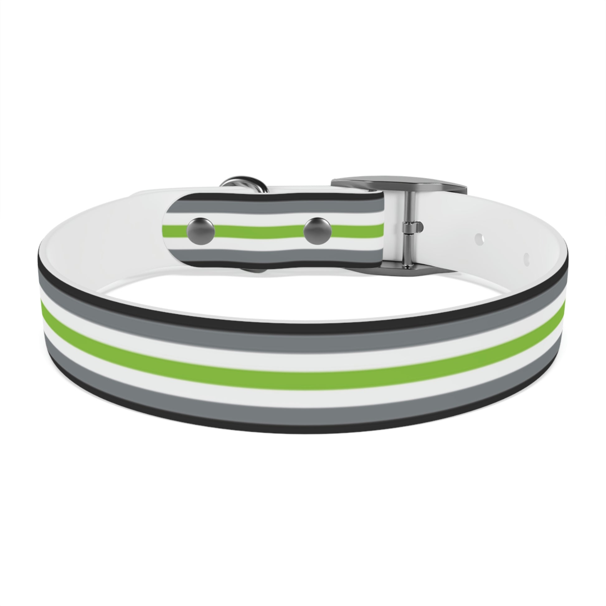 Agender Pride Flag Pet Collar ff38a0e20894ffe522ebb555cd525d5e