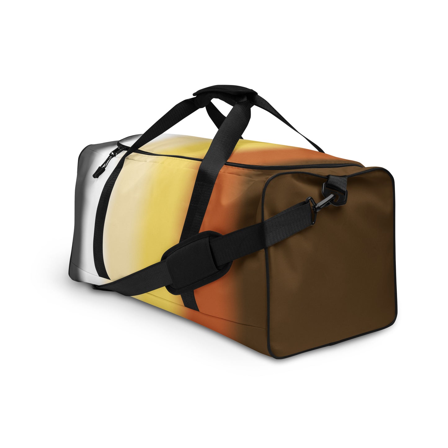 Gay Bear Pride Weekender Duffel Bag - Ombre gay-bear-pride-weekender-duffel-bag-ombre-left-front