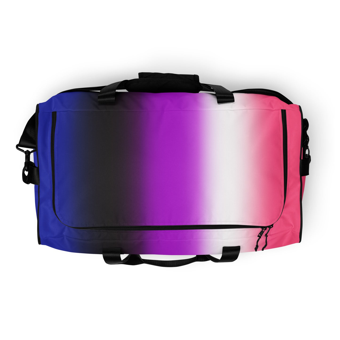 Genderfluid Pride Weekender Duffel Bag - Ombre genderfluid-pride-weekender-duffel-bag-ombre-top Duffle Bags