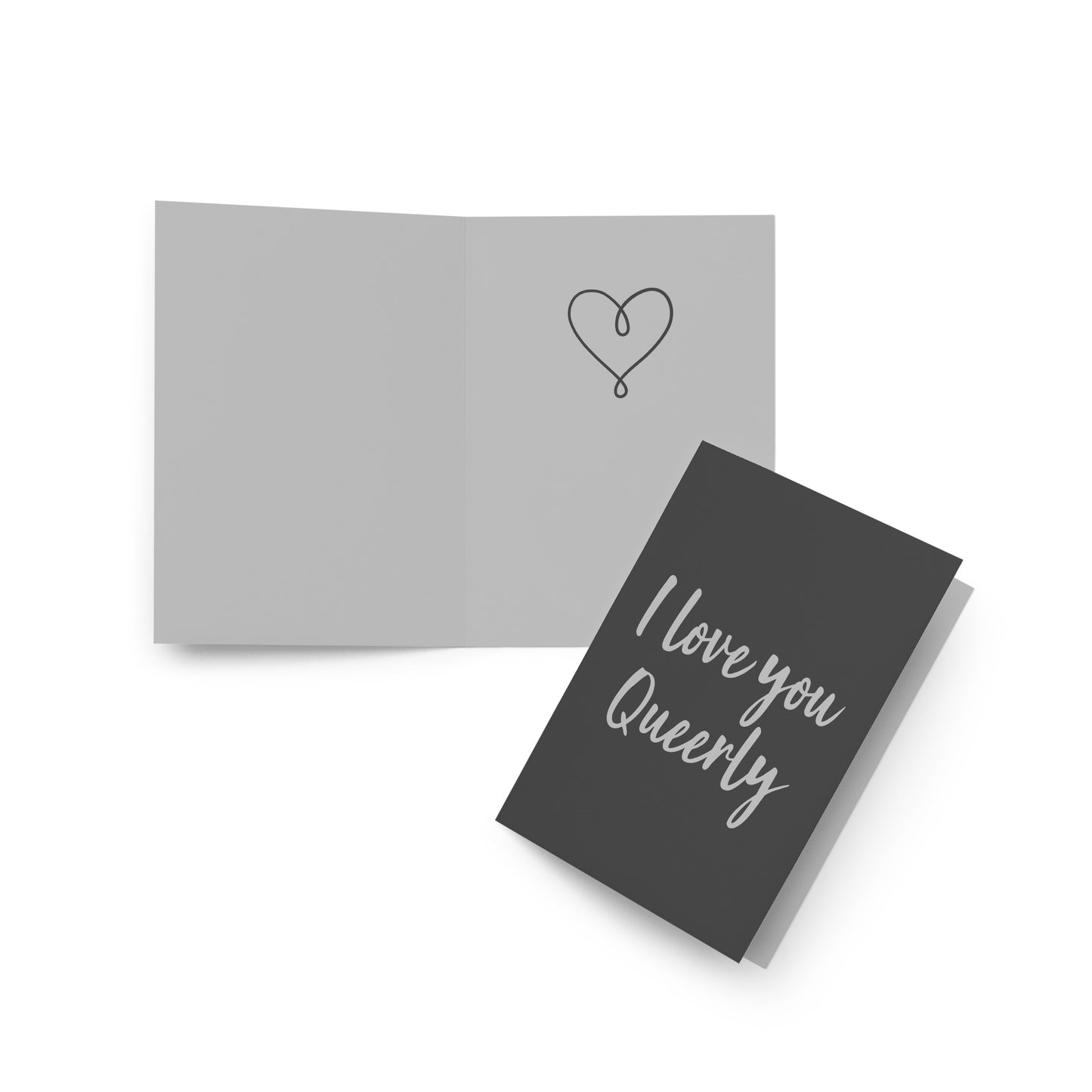 I Love You Queerly Greeting Card greeting-card-5x7-front-63a505b7506b4