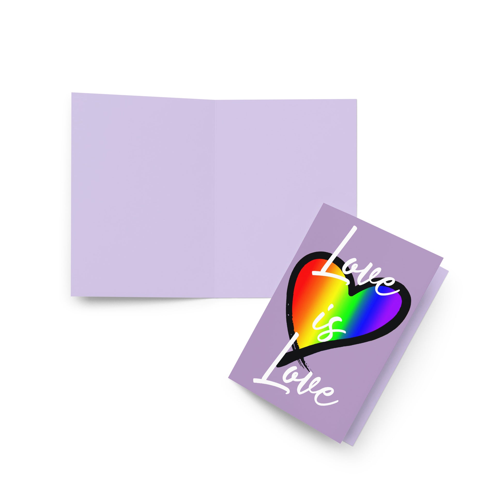 LGBTQ Greeting Card - Love Is Love greeting-card-5x7-front-63a51f9726fc5