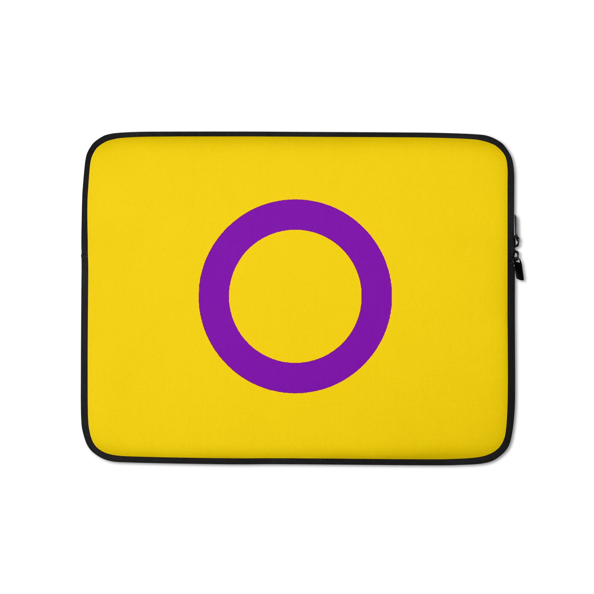 Intersex Pride Flag Laptop Sleeve 13in Intersex intersex-pride-flag-laptop-sleeve-13-front