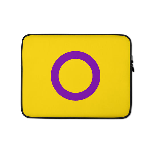 Intersex Pride Flag Laptop Sleeve 13in Intersex intersex-pride-flag-laptop-sleeve-13-front