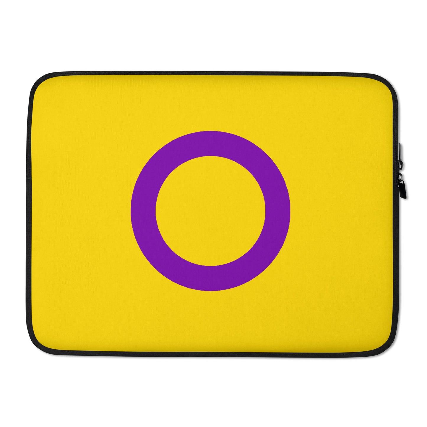 Intersex Pride Flag Laptop Sleeve 15in Intersex intersex-pride-flag-laptop-sleeve-15-front