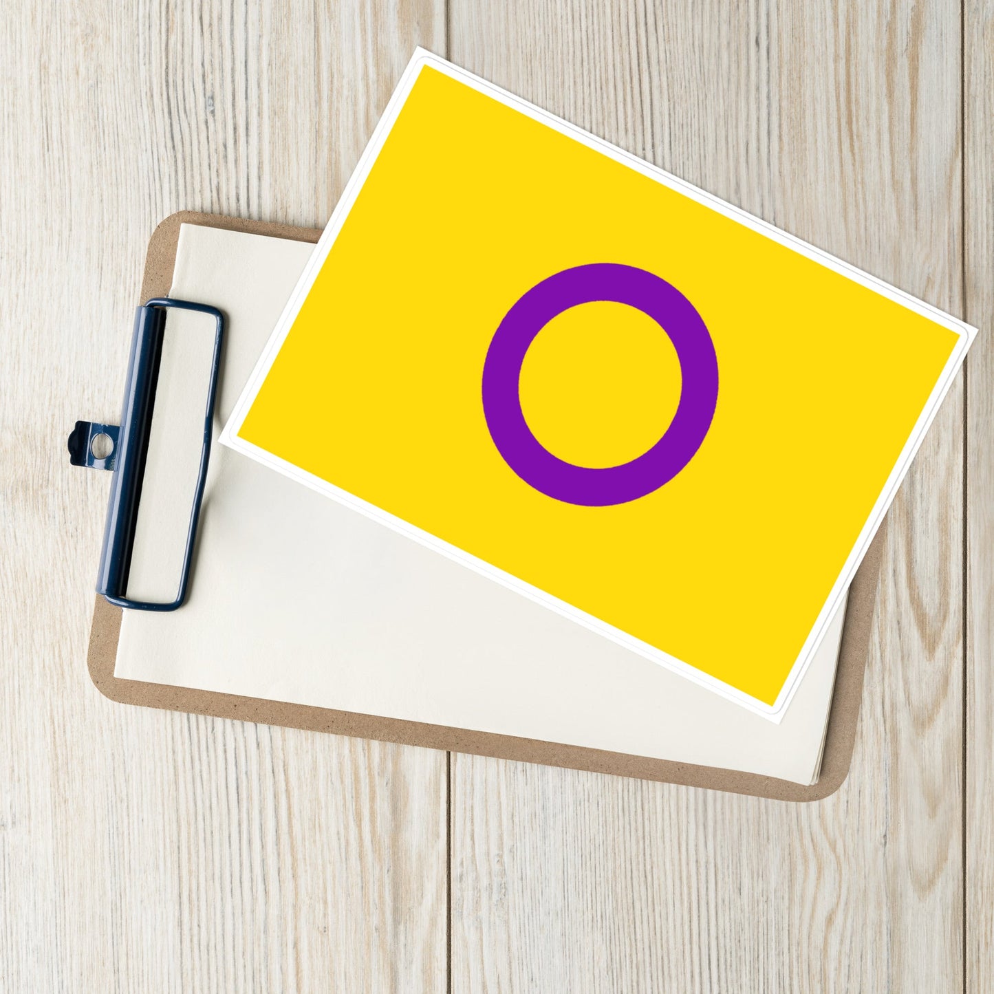 Intersex Pride Flag Large Sticker intersex-pride-flag-large-sticker-lifestyle Stickers