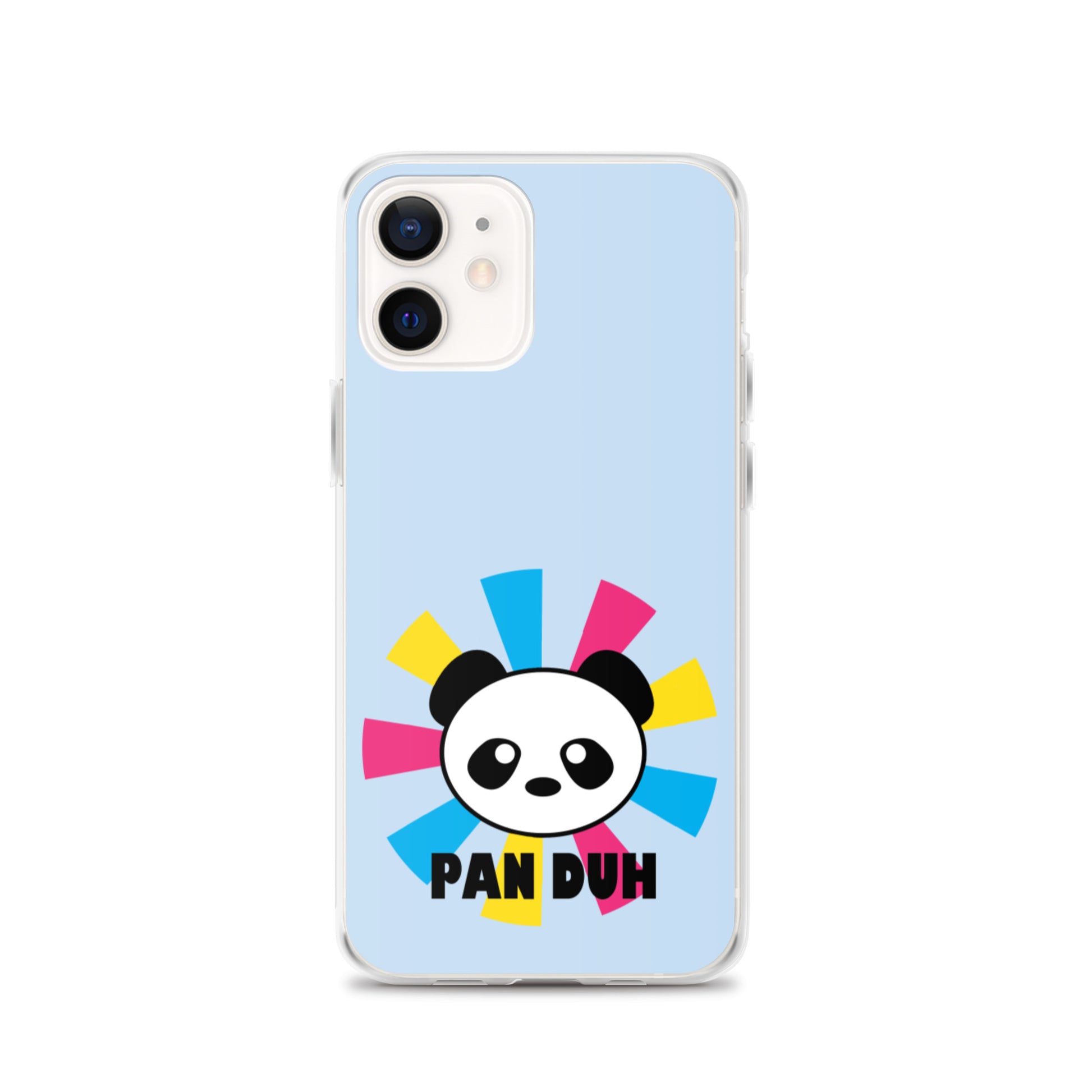 Pansexual Pan Pride Apple iPhone Case - Pan Duh iPhone 12 Pansexual iphone-case-iphone-12-case-on-phone-639d49e21c7f3