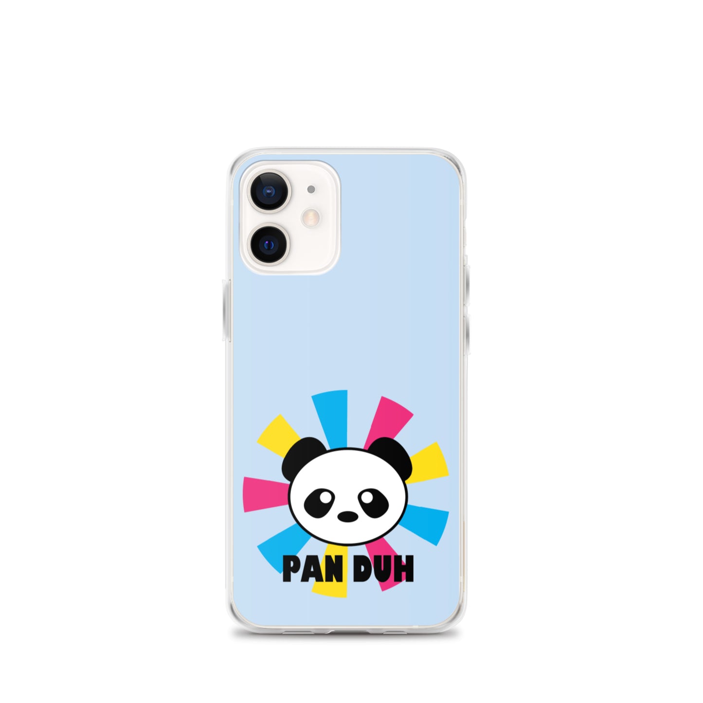 Pansexual Pan Pride Apple iPhone Case - Pan Duh iPhone 12 mini Pansexual iphone-case-iphone-12-mini-case-on-phone-639d49e21c9c1