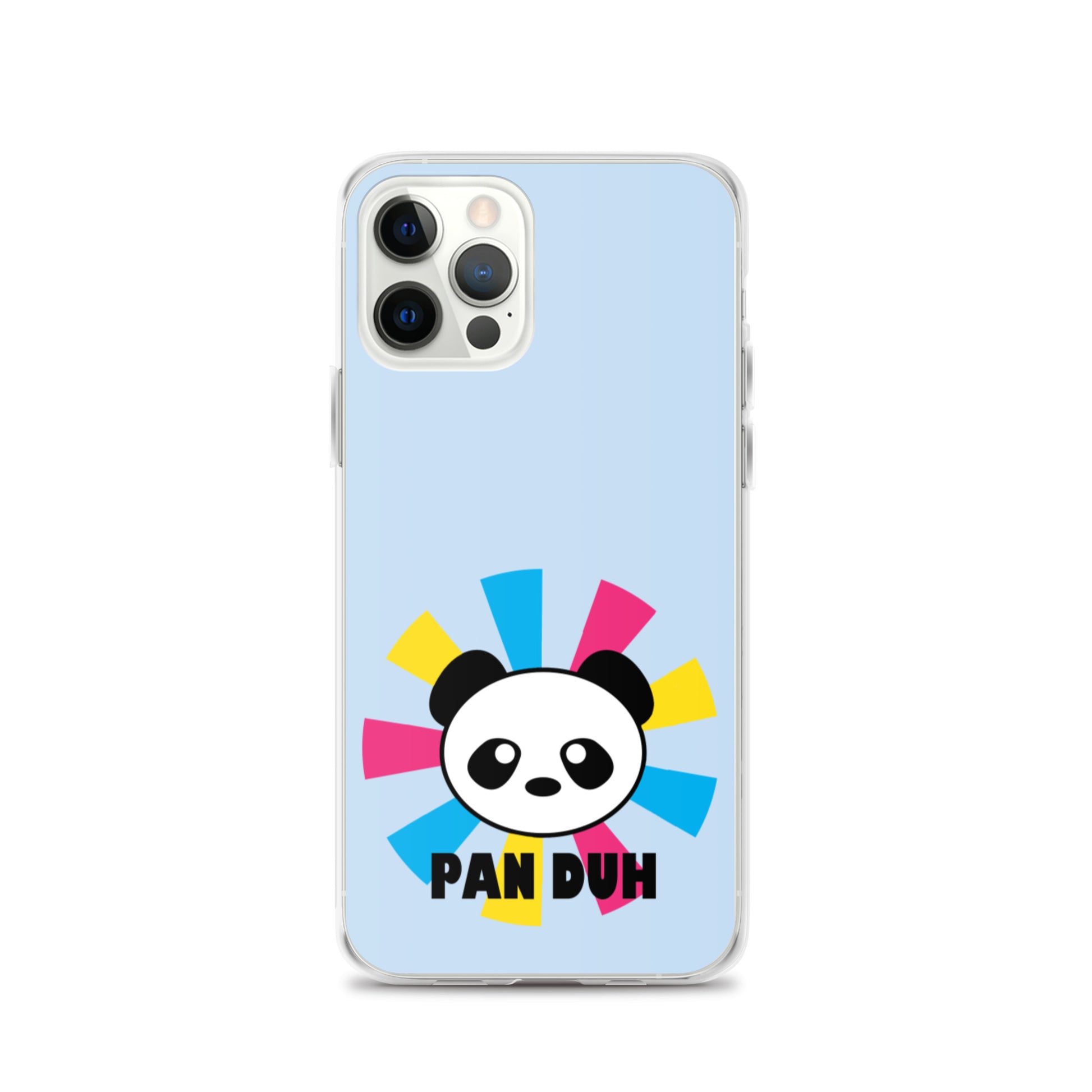 Pansexual Pan Pride Apple iPhone Case - Pan Duh iPhone 12 Pro Pansexual iphone-case-iphone-12-pro-case-on-phone-639d49e21cb8c