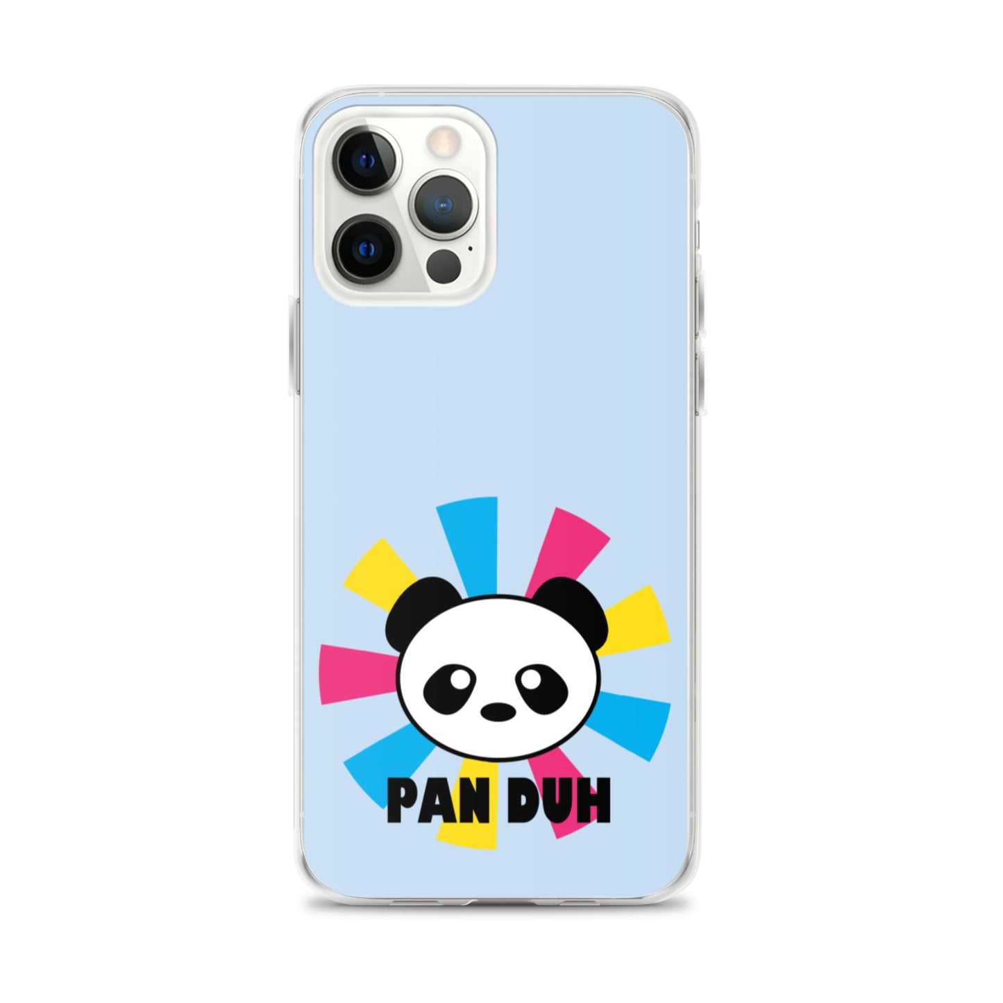 Pansexual Pan Pride Apple iPhone Case - Pan Duh iPhone 12 Pro Max Pansexual iphone-case-iphone-12-pro-max-case-on-phone-639d49e21cd09