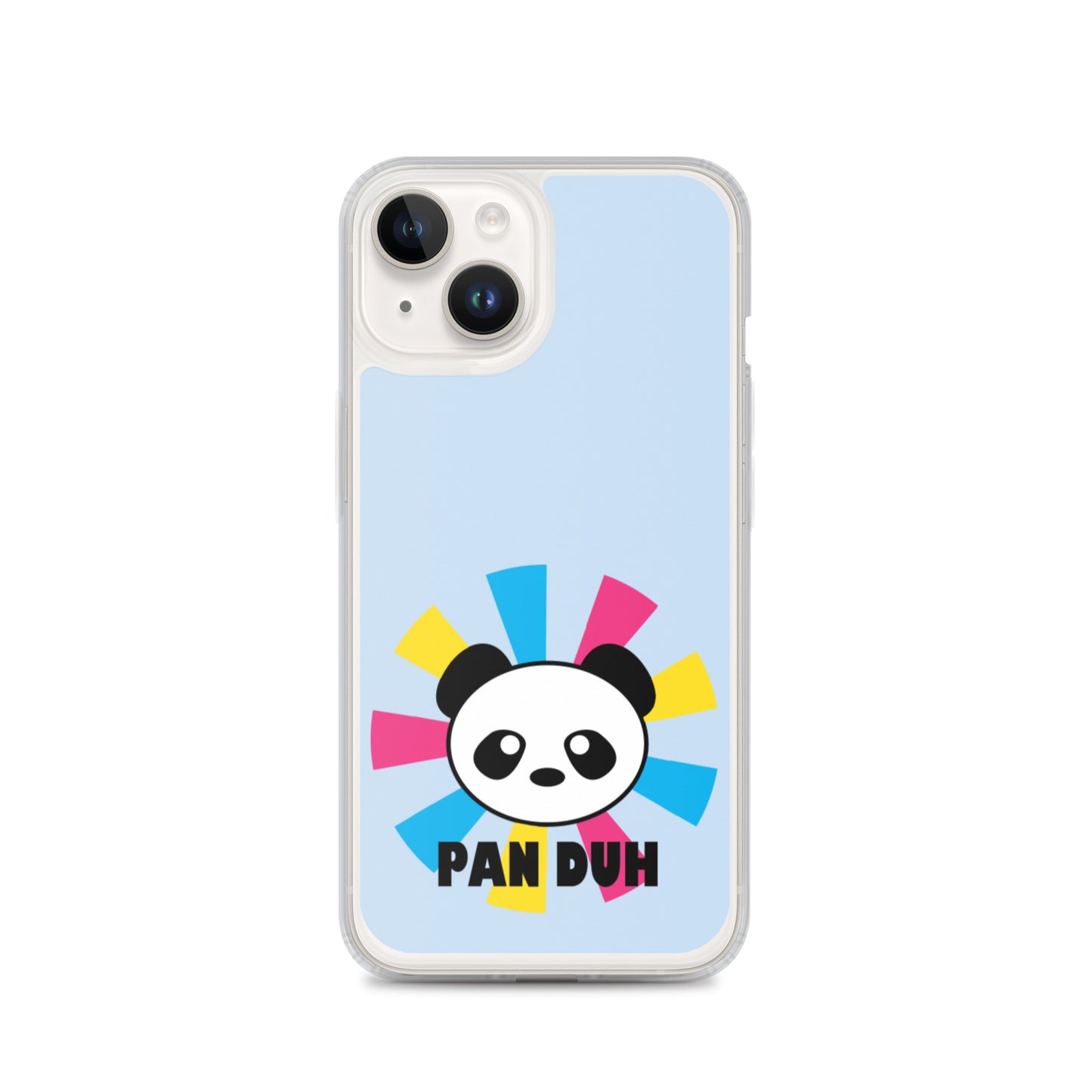 Pansexual Pan Pride Apple iPhone Case - Pan Duh iPhone 14 Pansexual iphone-case-iphone-14-case-on-phone-639d49e21c04e