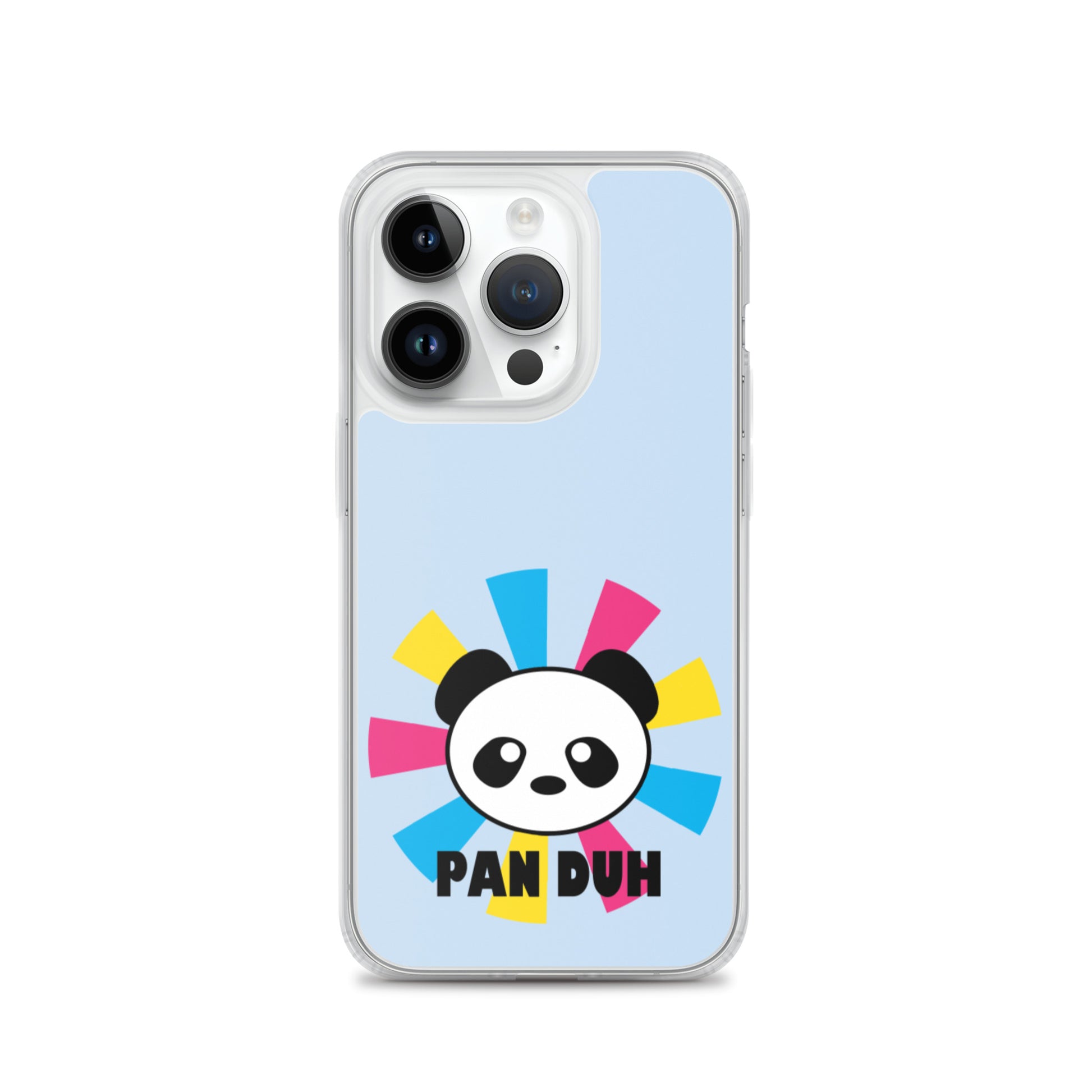 Pansexual Pan Pride Apple iPhone Case - Pan Duh iPhone 14 Pro Pansexual iphone-case-iphone-14-pro-case-on-phone-639d49e21d0d1