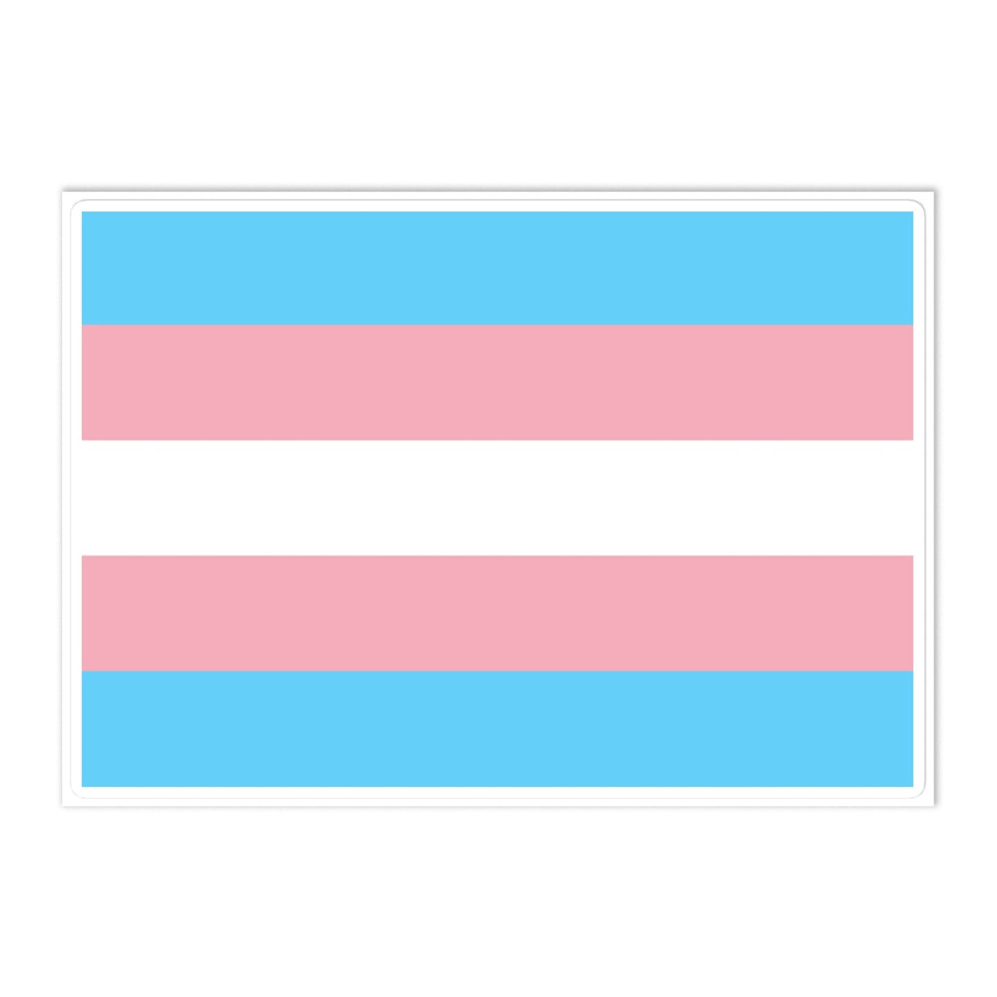 Transgender Trans Pride Flag Large Sticker Transgender kiss-cut-sticker-sheet-white-front-6375b406a5e49