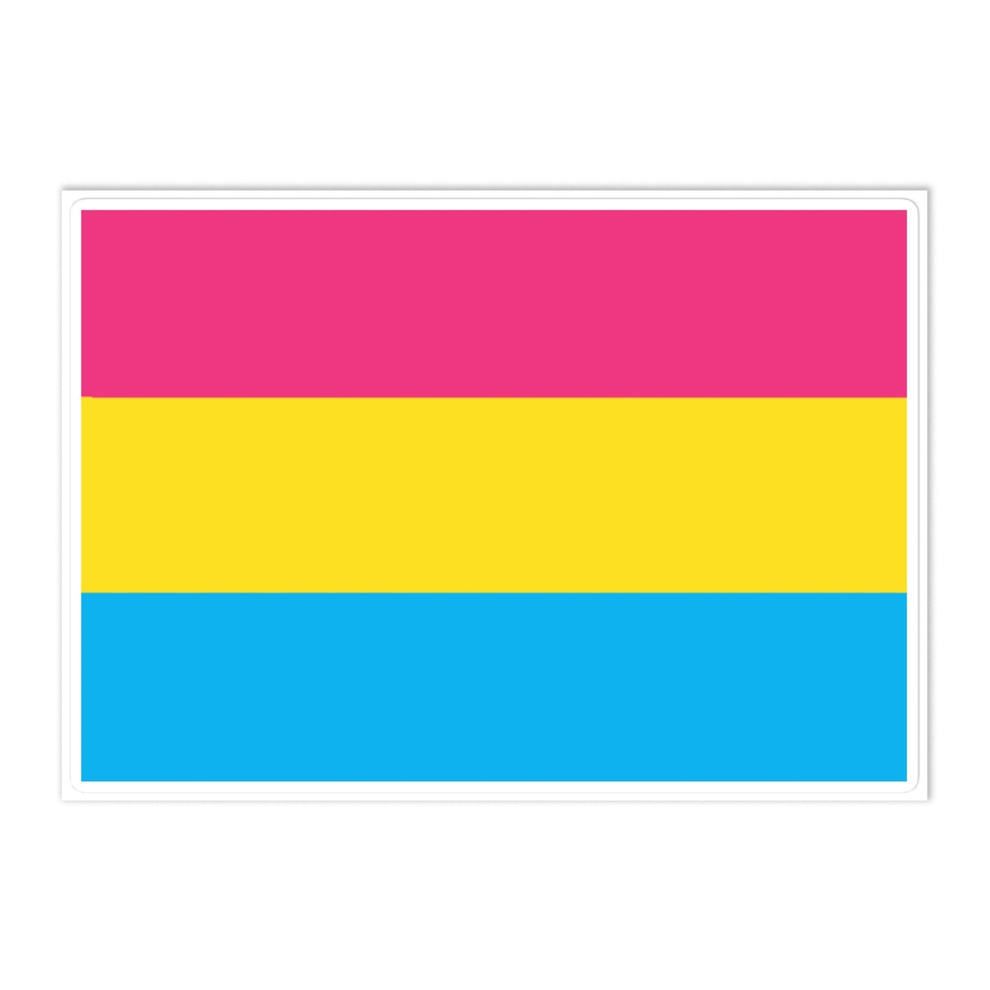 Pansexual Pan Pride Flag Large Sticker Pansexual kiss-cut-sticker-sheet-white-front-6375b9eb414f4