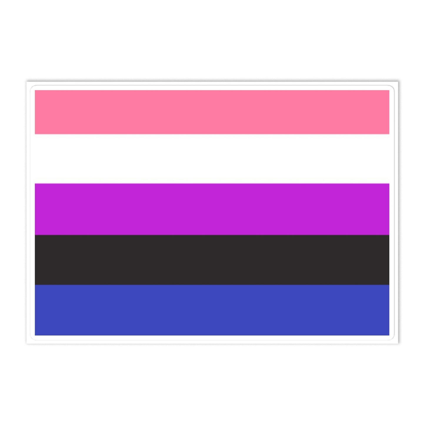 Genderfluid Pride Flag Large Sticker kiss-cut-sticker-sheet-white-front-6375bb9845428