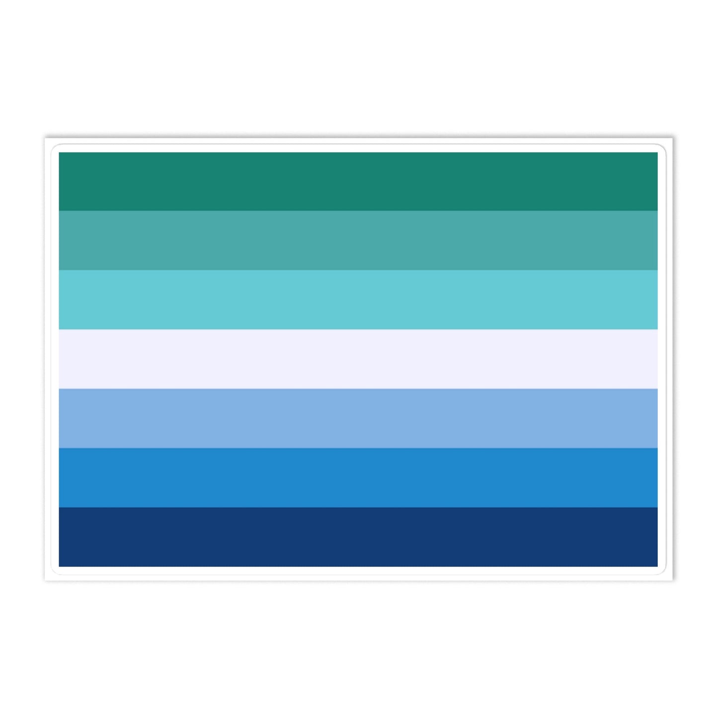 Gay MLM Vincian Pride Flag Large Sticker Gay kiss-cut-sticker-sheet-white-front-6375c3d778a84