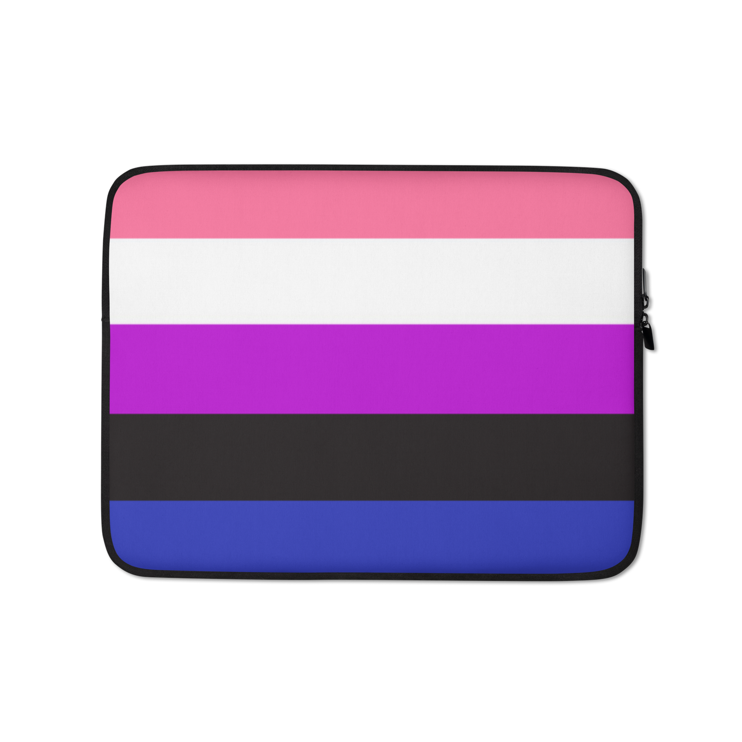 Genderfluid Pride Flag Laptop Sleeve 13in Genderfluid laptop-sleeve-13-front-63628d13778ce