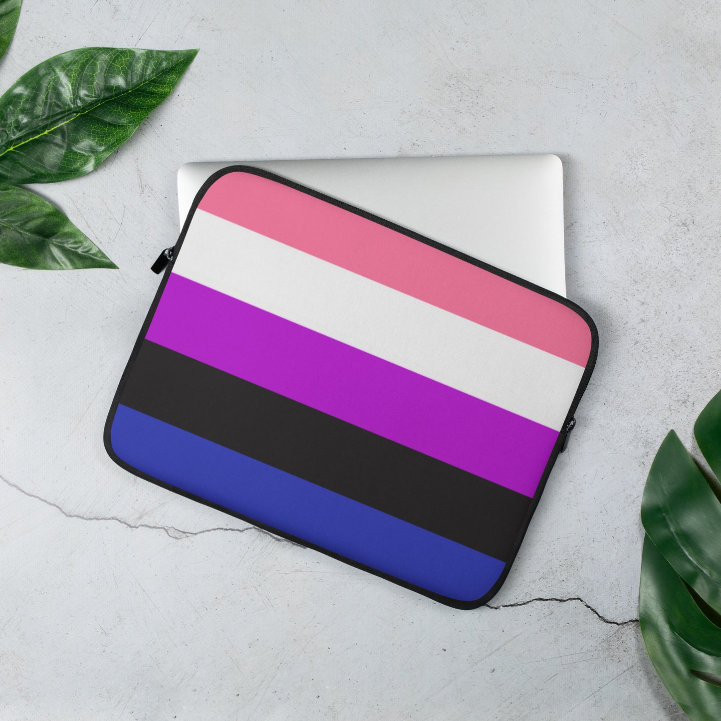 Genderfluid Pride Flag Laptop Sleeve laptop-sleeve-13-front-637ac1508142c