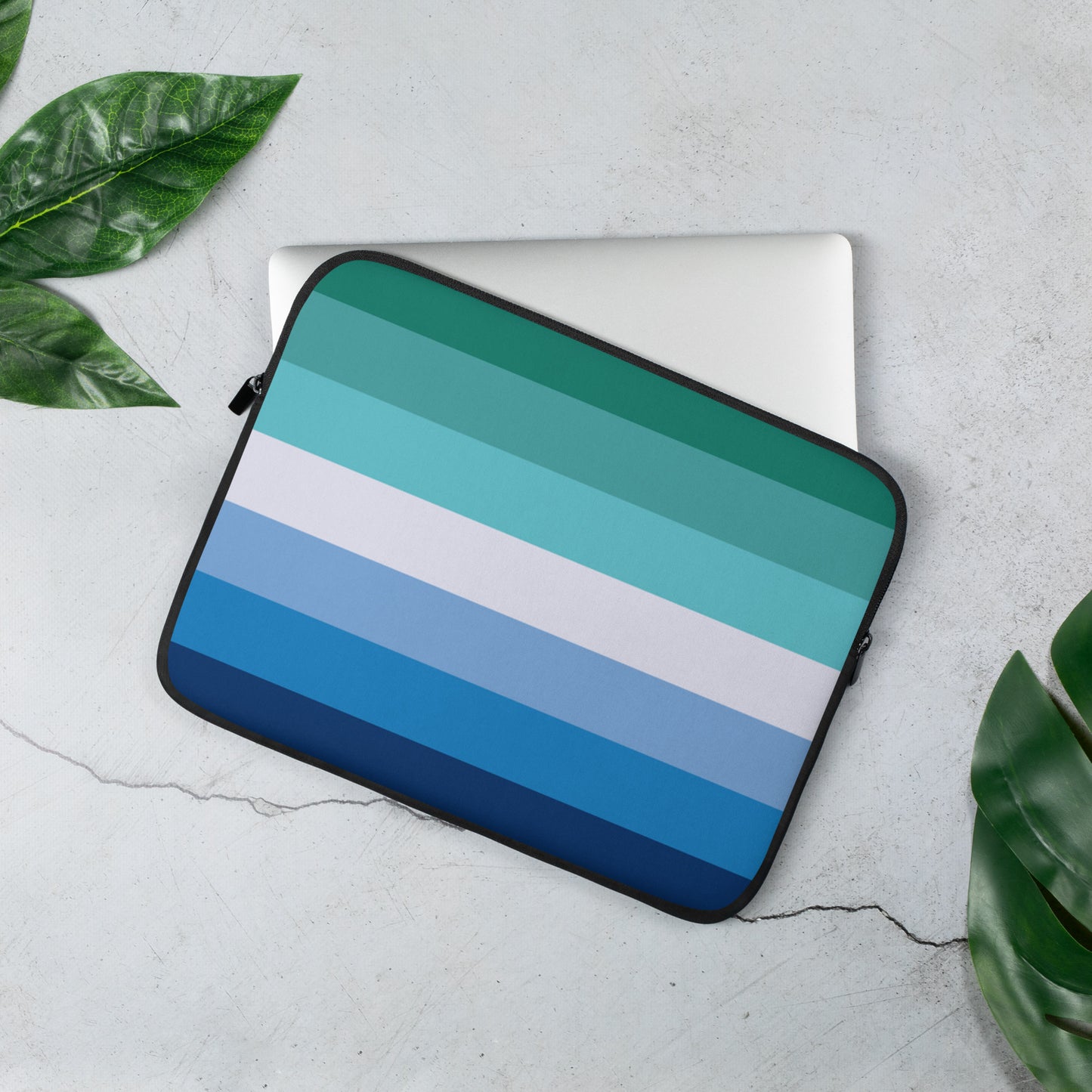 Gay MLM Vincian Pride Flag Laptop Sleeve laptop-sleeve-13-front-637ac229bd110