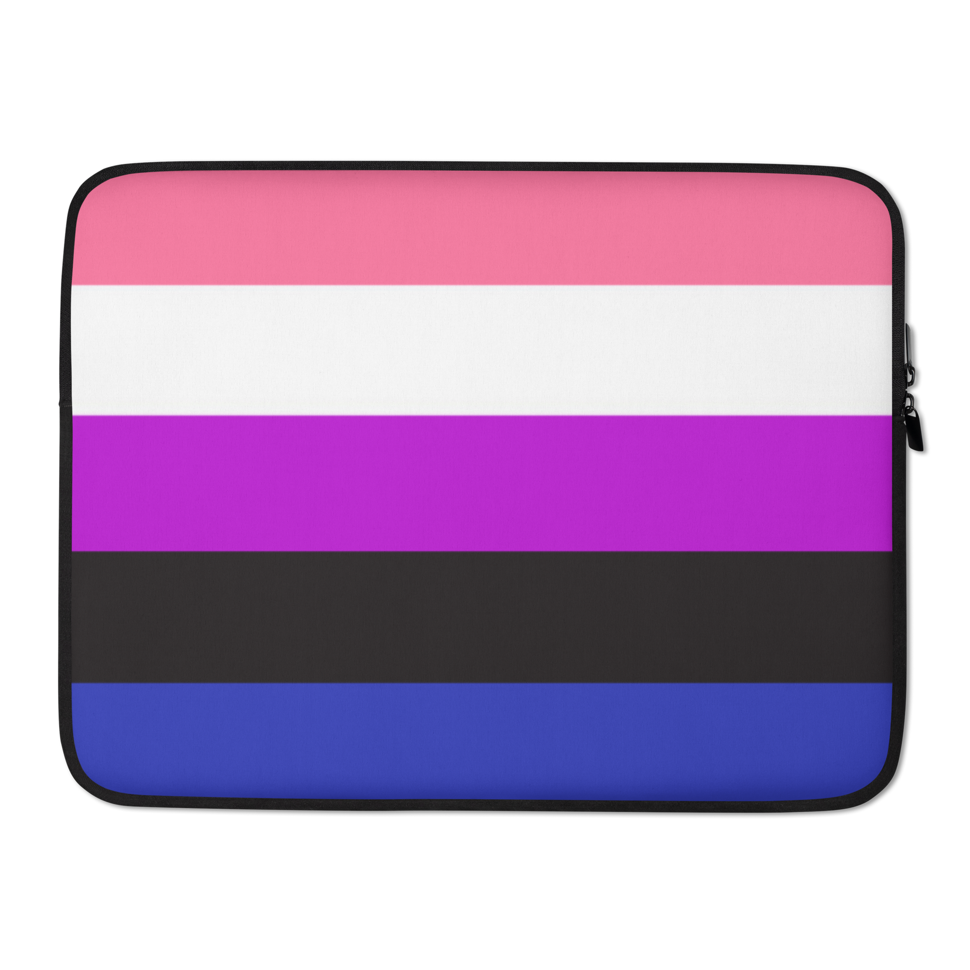 Genderfluid Pride Flag Laptop Sleeve 15in Genderfluid laptop-sleeve-15-front-63628d137933f