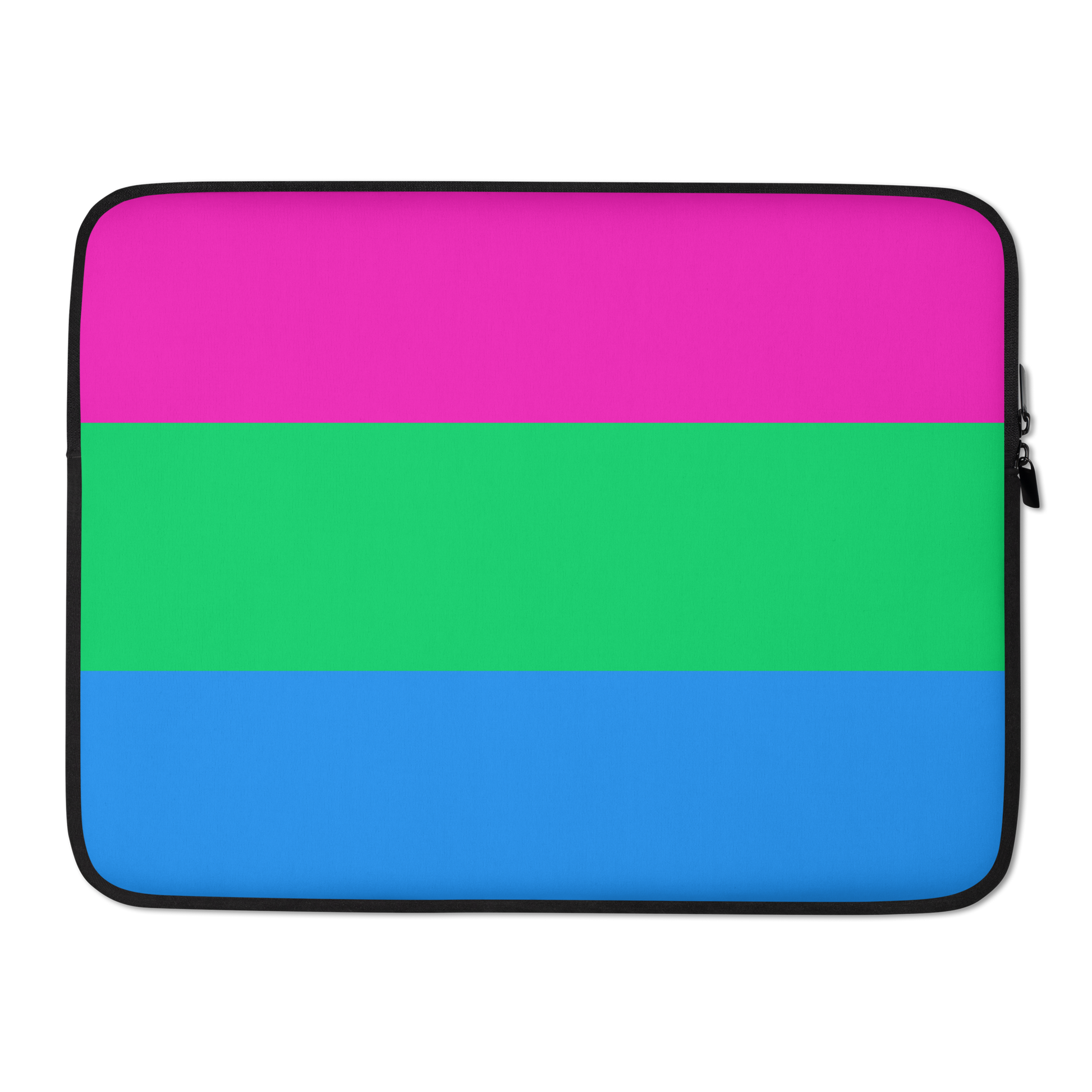 Polysexual Poly Pride Flag Laptop Sleeve 15in Polysexual laptop-sleeve-15-front-63628dfabc938