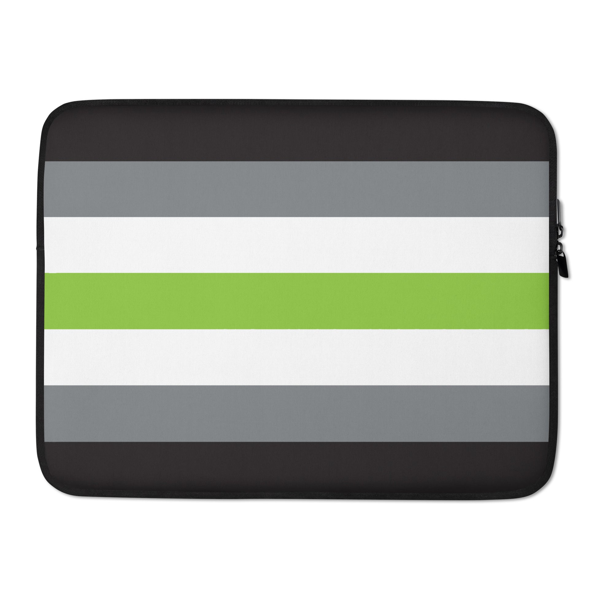 Agender Pride Flag Laptop Sleeve 15in Agender laptop-sleeve-15-front-637840c0364b4