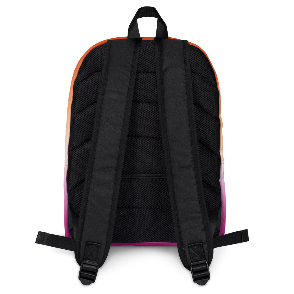 Lesbian Pride Backpack - Ombre lesbian-Pride-Backpack-ombre-back