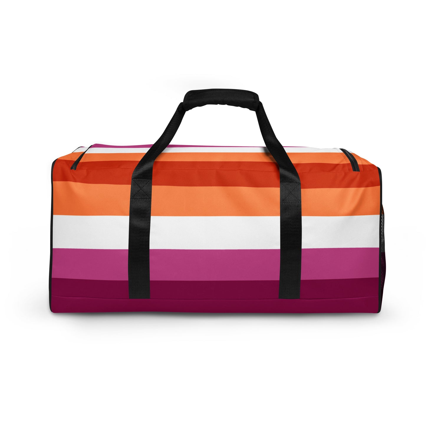 Lesbian Pride Flag Weekender Duffel Bag lesbian-pride-flag-weekender-duffel-bag-back