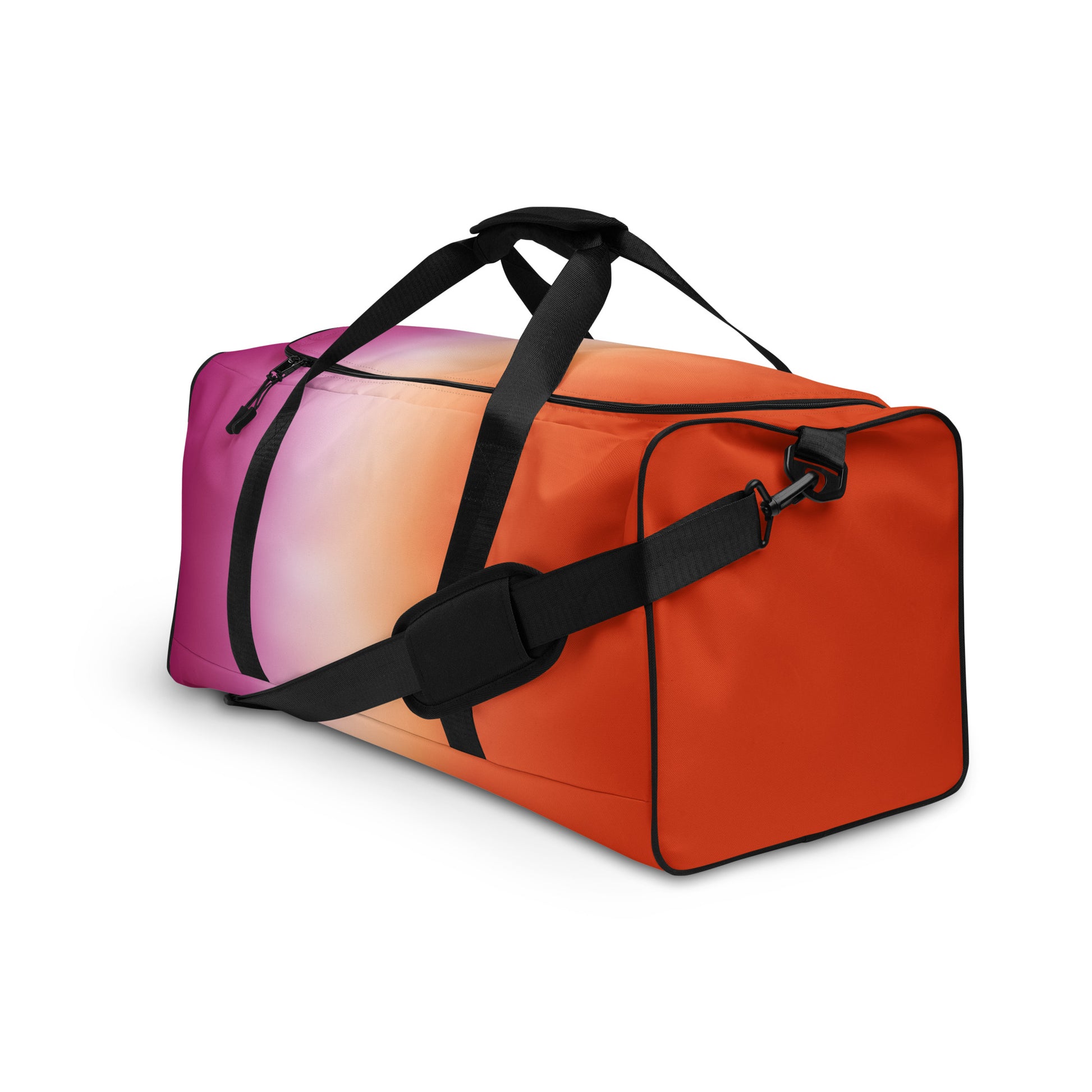 Lesbian Pride Weekender Duffel Bag - Ombre lesbian-pride-weekender-duffel-bag-ombre-left-front Duffle Bags
