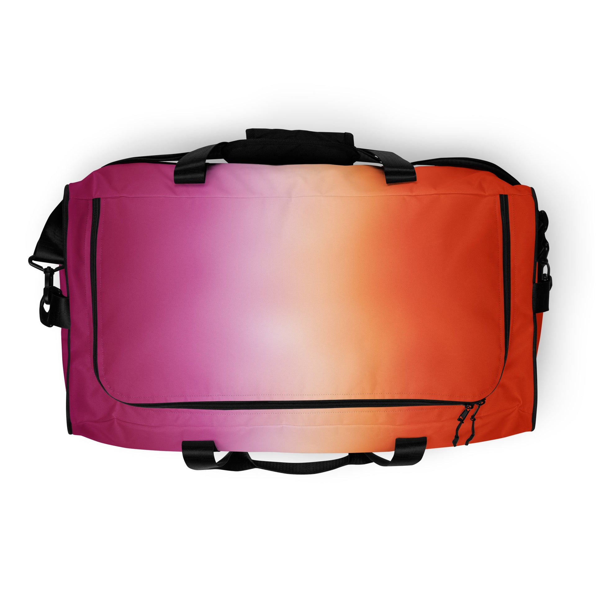 Lesbian Pride Weekender Duffel Bag - Ombre lesbian-pride-weekender-duffel-bag-ombre-top Duffle Bags