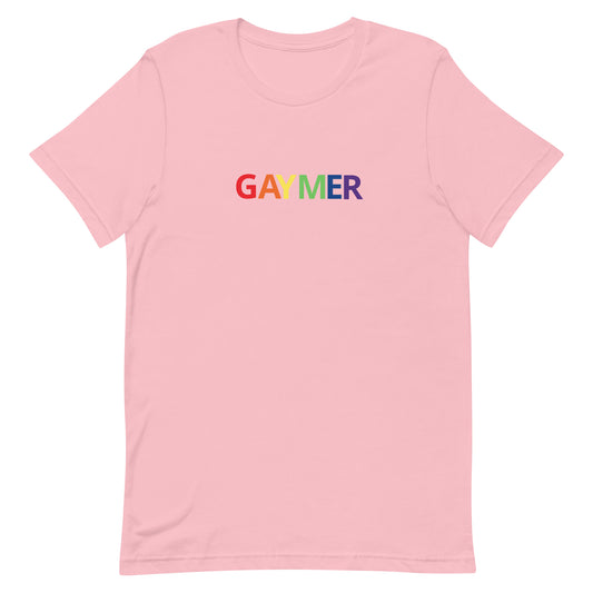LGBTQ Gaymer Pride T-Shirt Pink Gay lgbtq-gaymer-pride-t-shirt-pink-front Tee