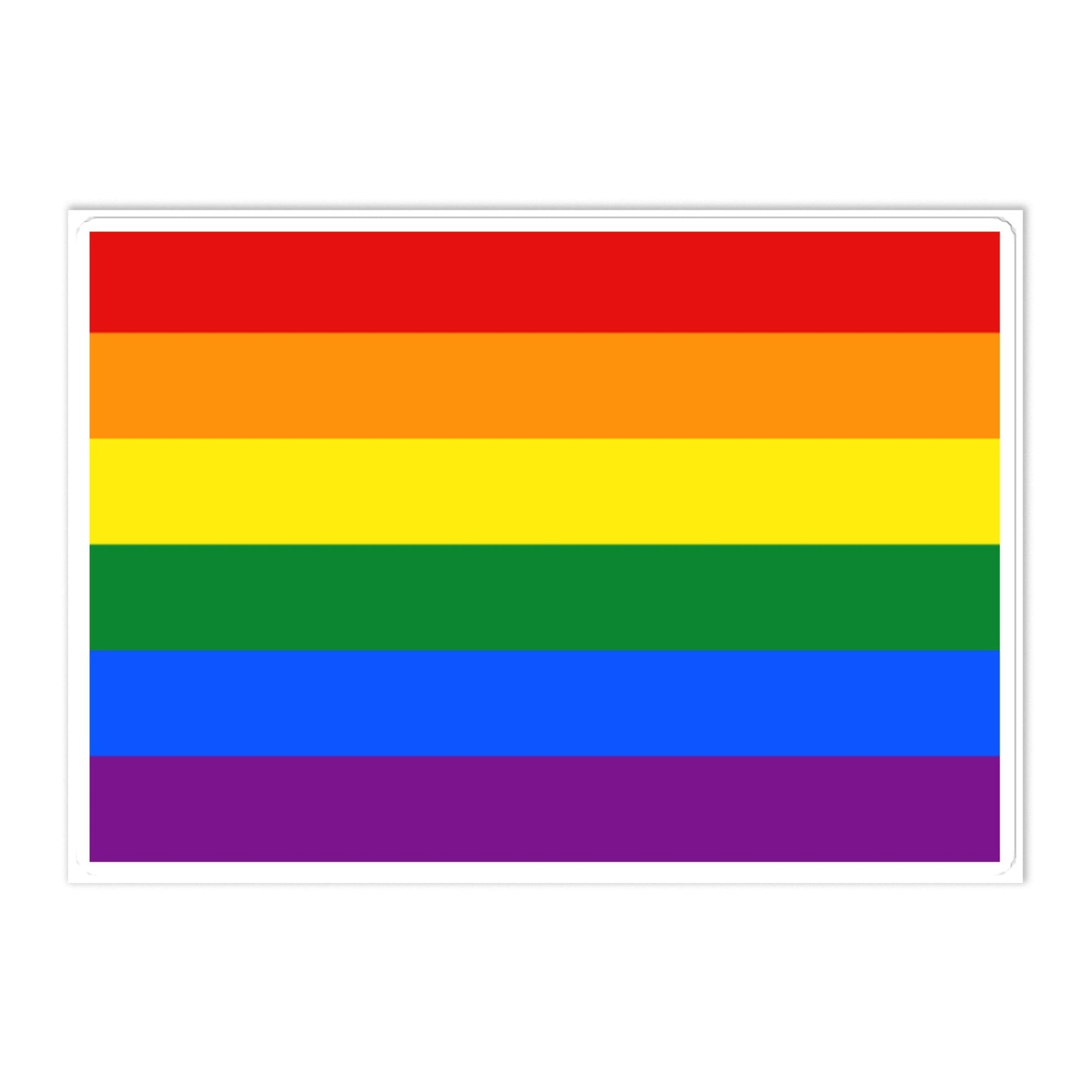 LGBTQ Pride Flag Large Sticker Pride lgbtq-pride-flag-large-sticker-front Stickers