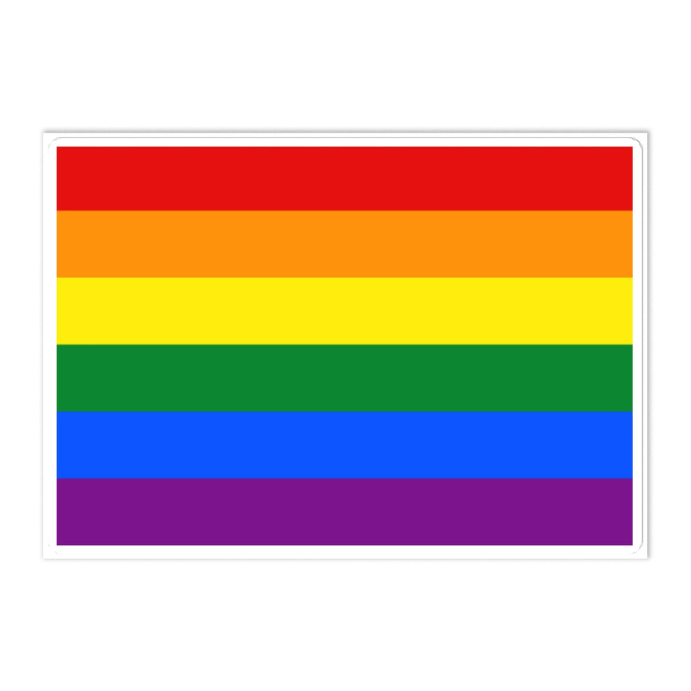 LGBTQ Pride Flag Sticker | Rainbow | Glossy Vinyl | 5.83x8.27 – Pegasus ...