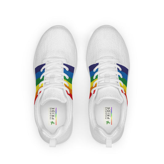 Pride Men's Athletic Shoes: Rainbow Running & Gym Sneakers | LGBTQ Pegasus Pride Pride Men's Athletic Shoes: Rainbow Running & Gym Sneakers | LGBTQ Pegasus Pride
