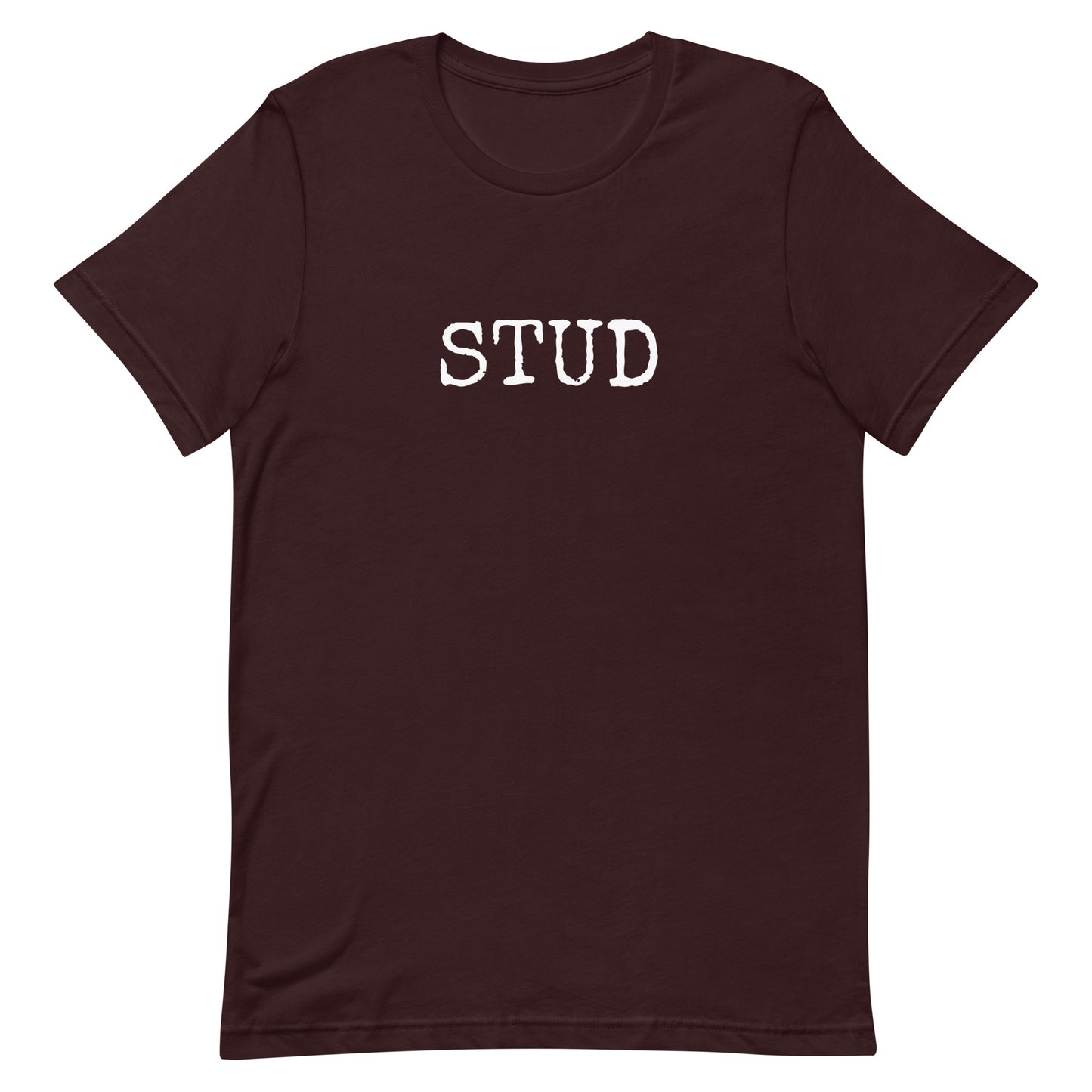 LGBTQ Stud T-shirt Oxblood Black lgbtq-stud-t-shirt-oxblood-black-front Tee
