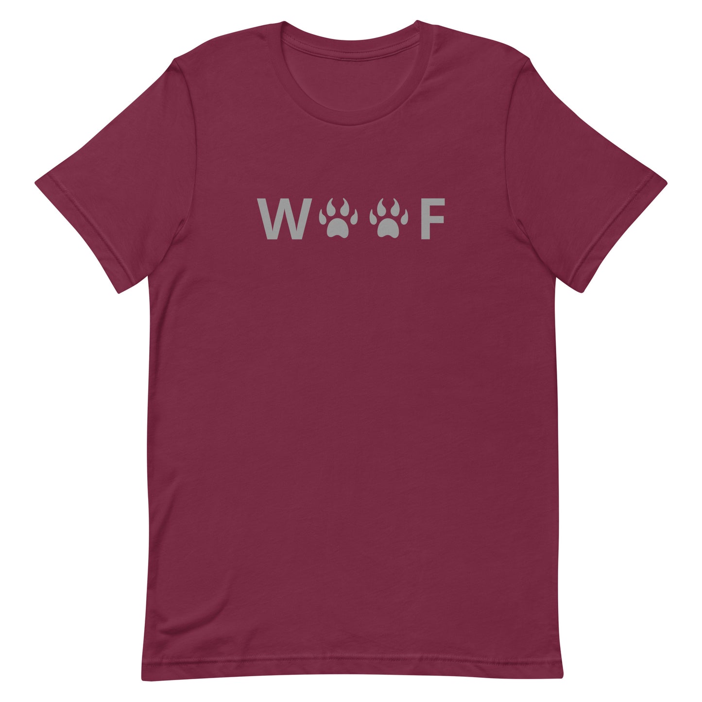 LGBTQ Woof T-shirt Maroon Gay lgbtq-woof-t-shirt-maroon-front