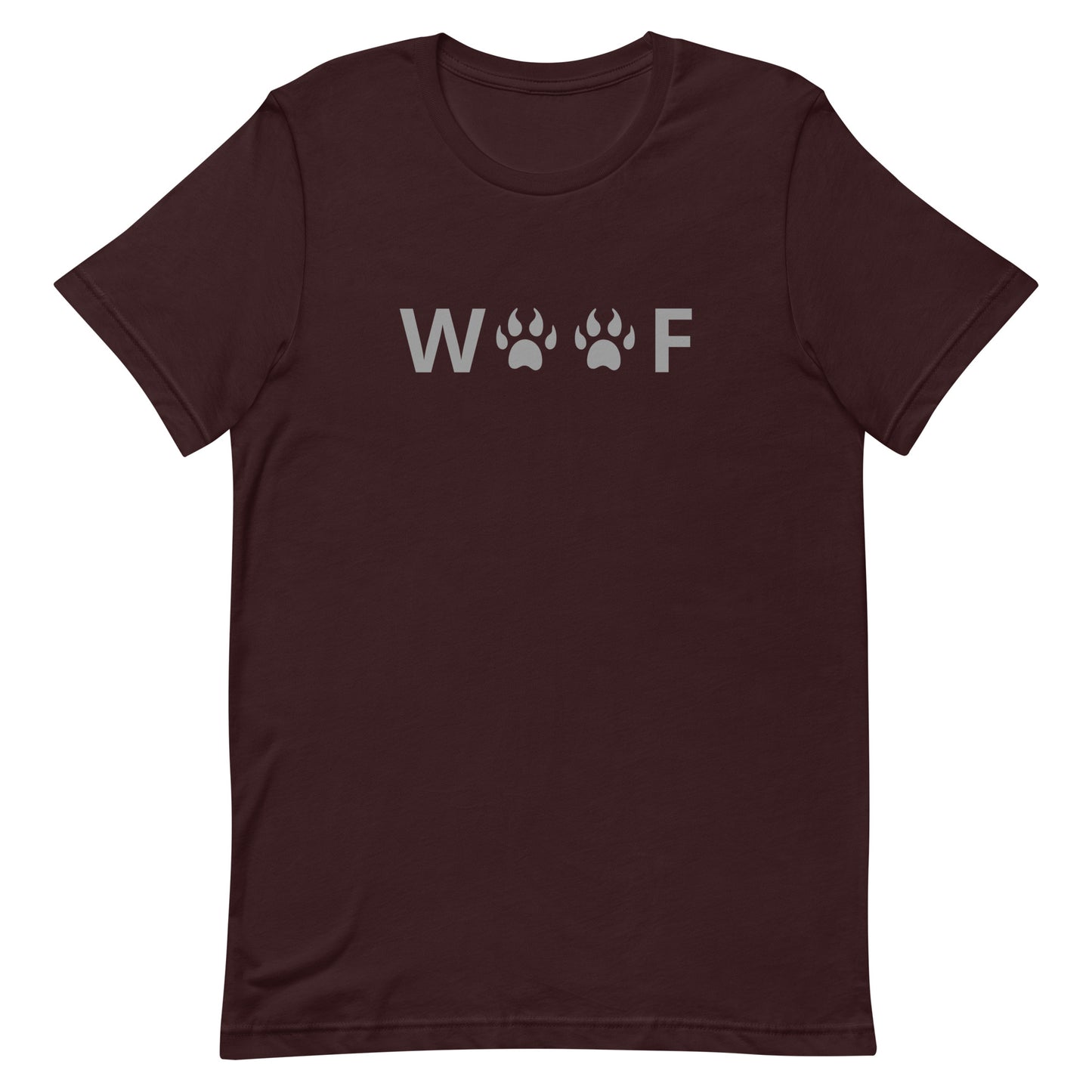 LGBTQ Woof T-shirt Oxblood Black Gay lgbtq-woof-t-shirt-oxblood-black-front