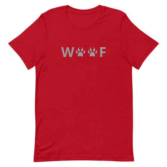 LGBTQ Woof T-shirt Red Gay lgbtq-woof-t-shirt-red-front