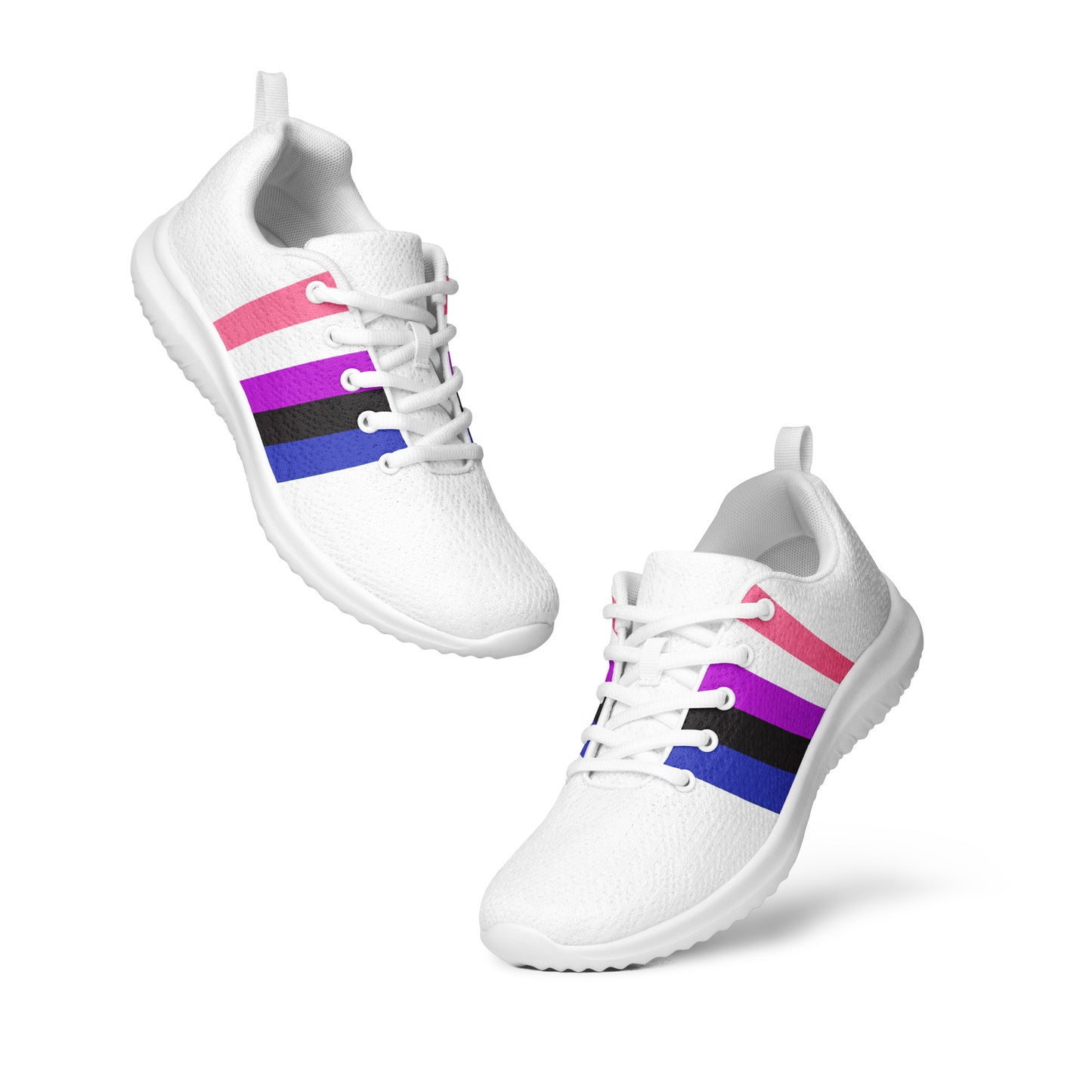 Genderfluid Pride Flag Men’s Athletic Shoes mens-athletic-shoes-white-front-641defd3c4272