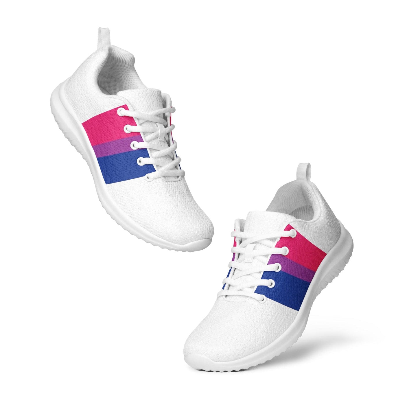 Bisexual Bi Pride Flag Men’s Athletic Shoes mens-athletic-shoes-white-front-641df030ace50