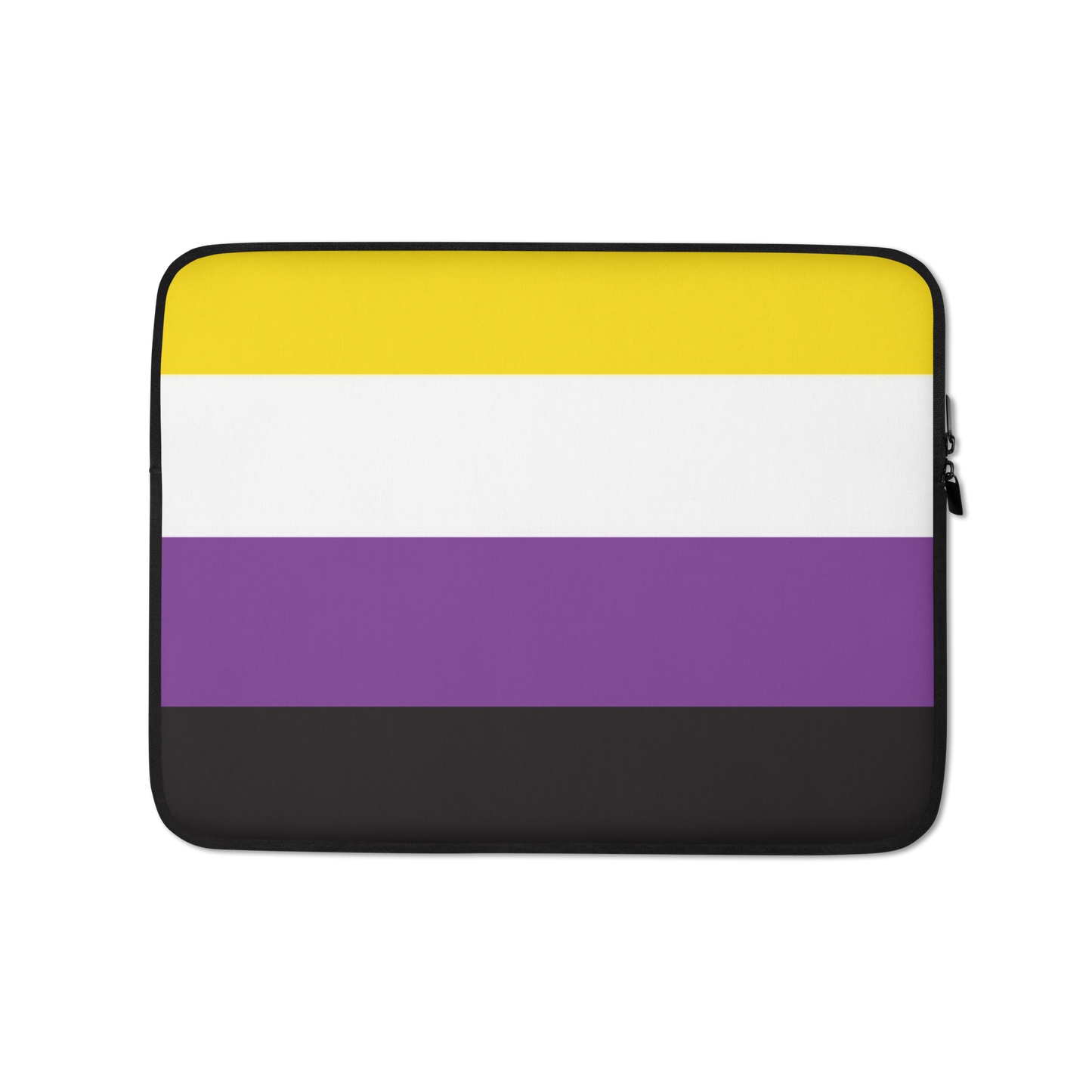 Nonbinary Enby Pride Flag Laptop Sleeve Case 13in Nonbinary nonbinary-enby-pride-flag-laptop-sleeve-case-13-front