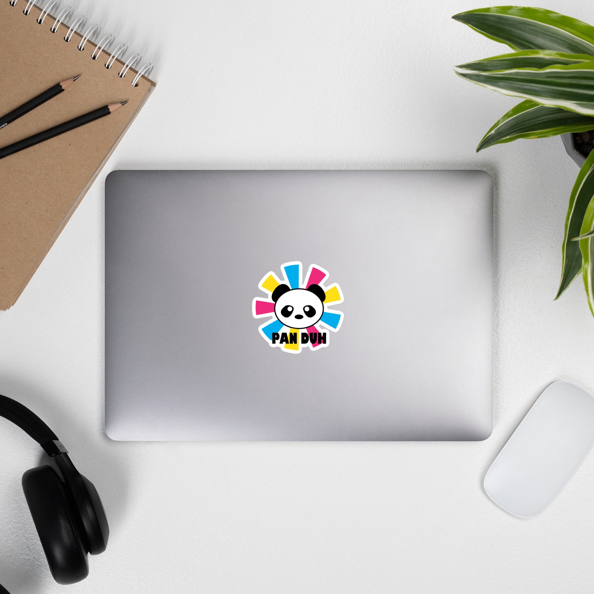 Pansexual Pan Pride Sticker - Pan Duh pansexual-pan-pride-sticker-pan-duh-3in-lifestyle Stickers