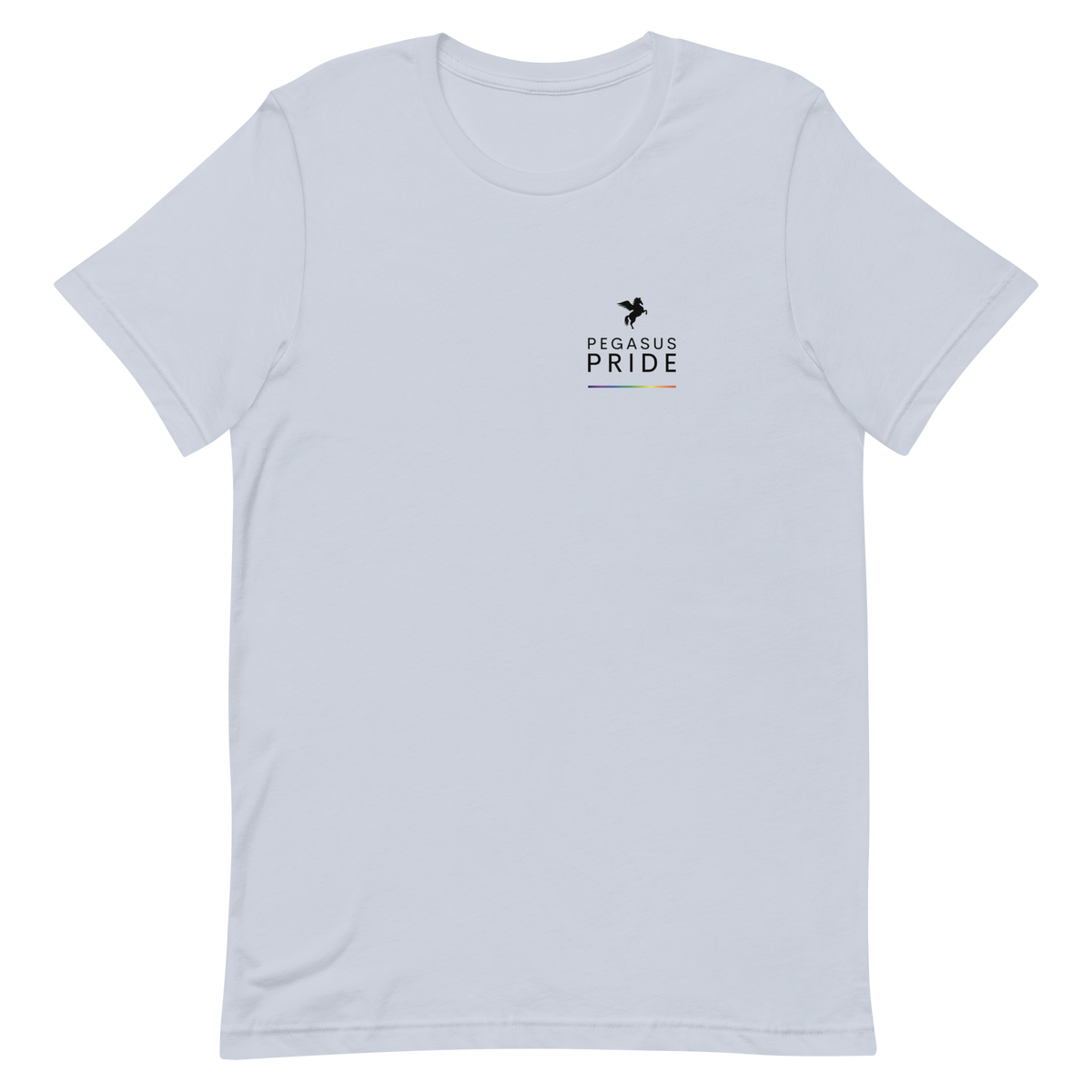 Pegasus Pride Logo T-Shirt Light Blue pegasus-pride-logo-t-shirt-light-blue-front Tee