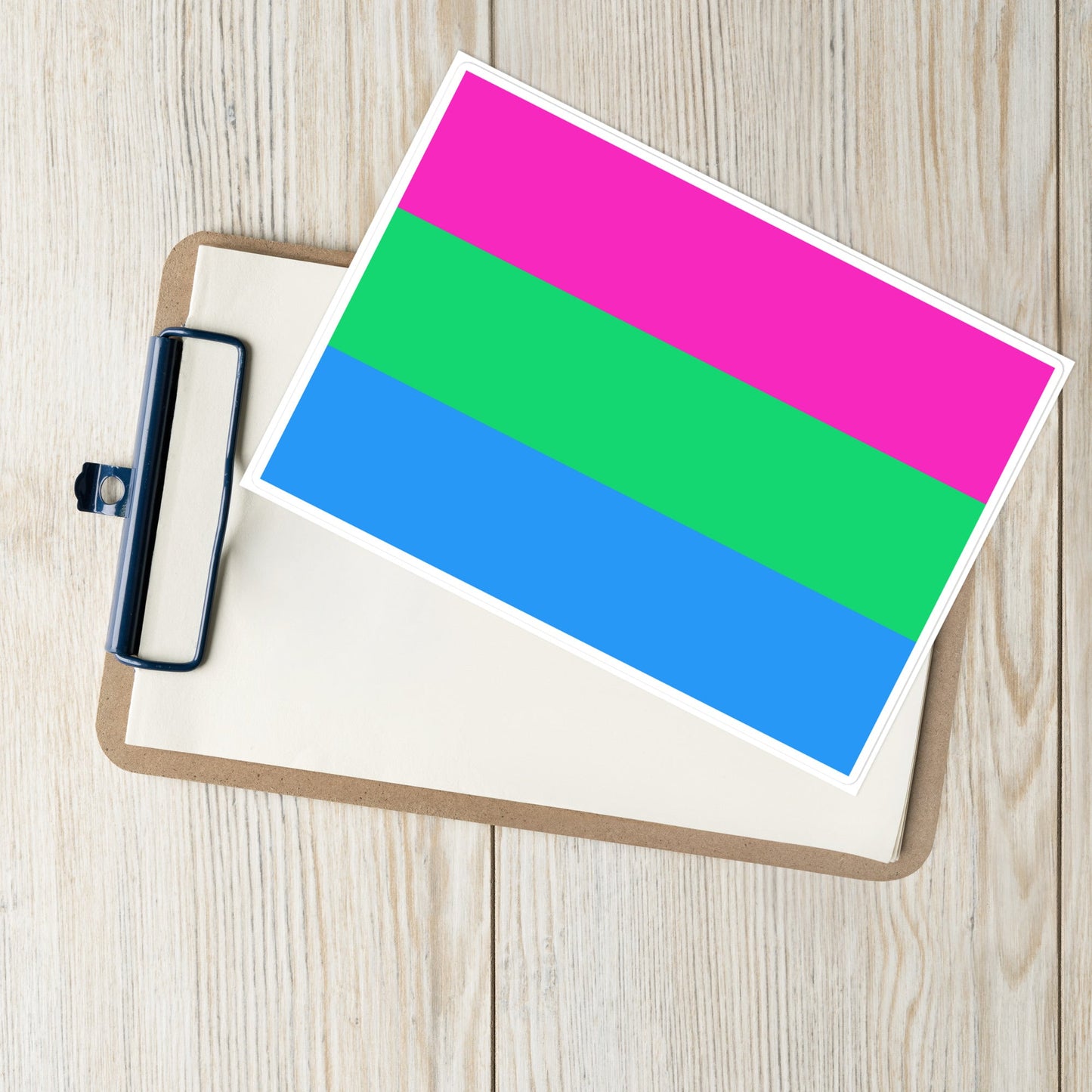 Polysexual Poly Pride Flag Large Sticker polysexual-poly-pride-flag-large-sticker-lifestyle Stickers