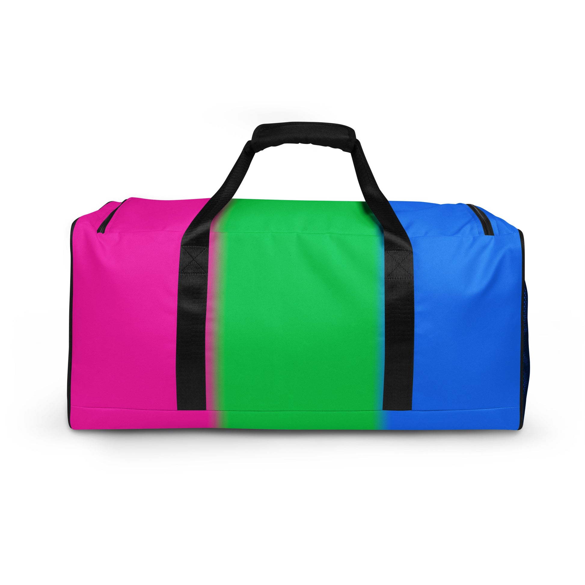 Polysexual Poly Pride Weekender Duffel Bag - Ombre polysexual-poly-pride-weekender-duffel-bag-ombre-back